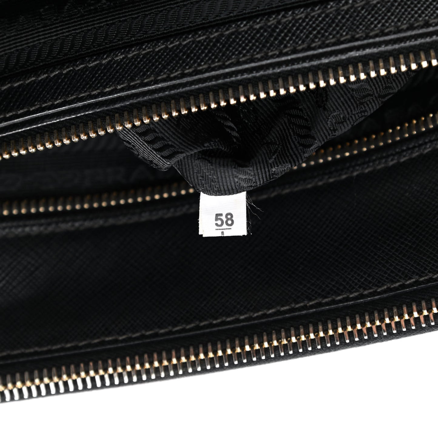 Saffiano Medium Galleria Double Zip Tote Black