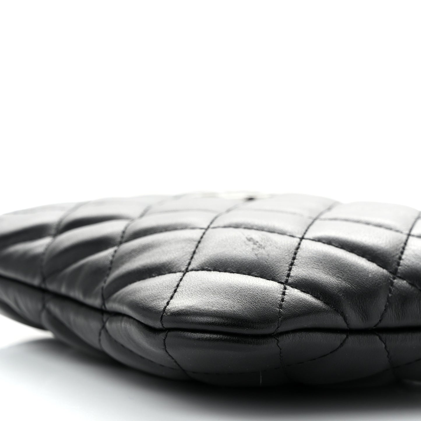 Calfskin Quilted Crossbody Bag Black