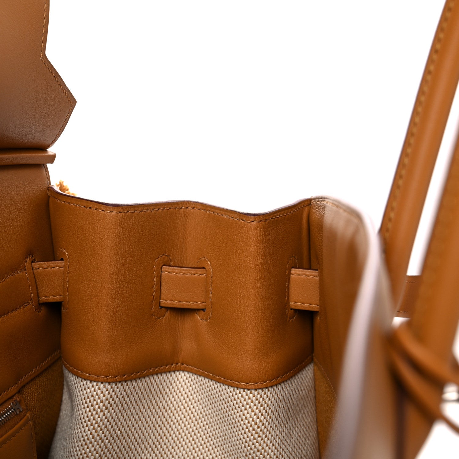 Hermes Swift Twill H Fray Fray Birkin 35 Sesame Ecru 15 of 34