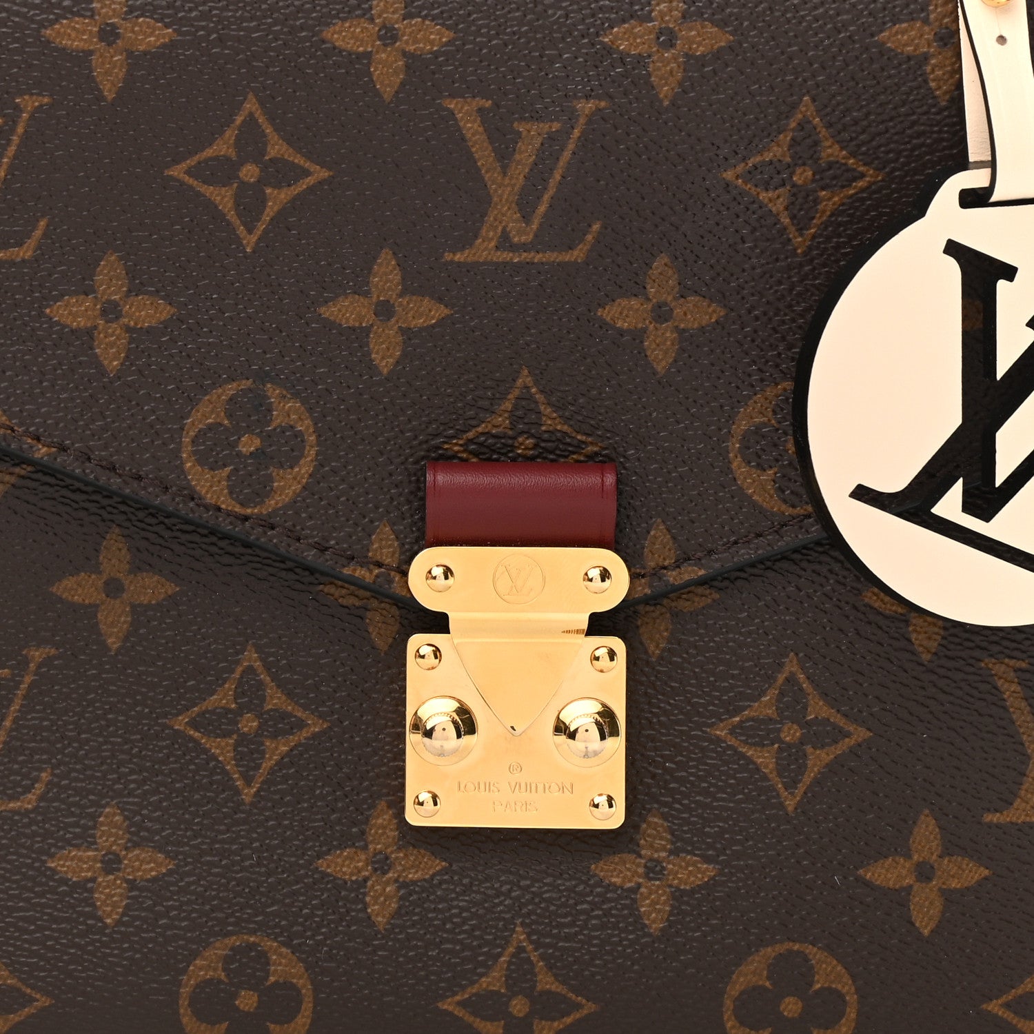 Louis Vuitton Monogram Braided Pochette Metis Safran 7 of 10