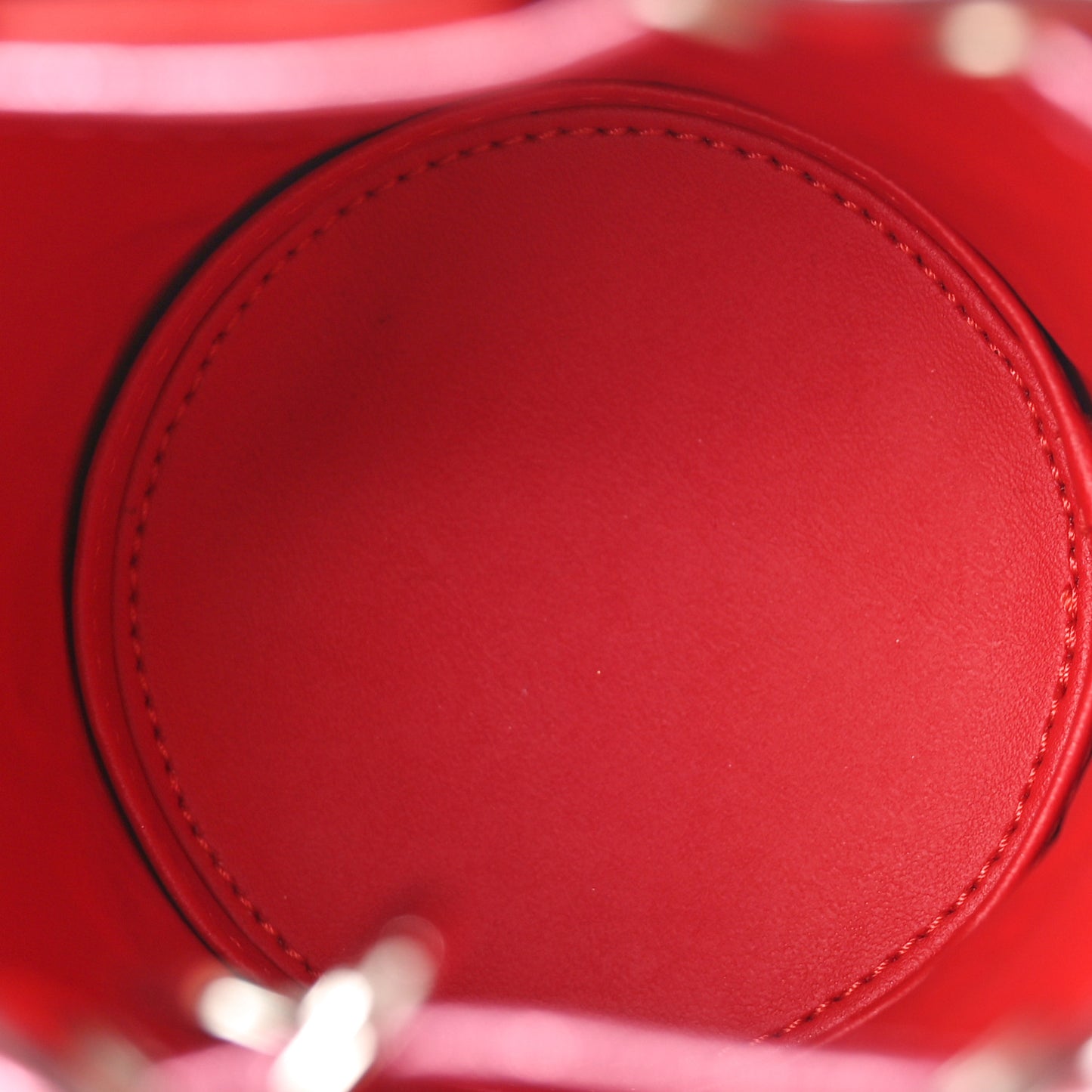 Metallic Calfskin Mary Jane Bucket Confettis