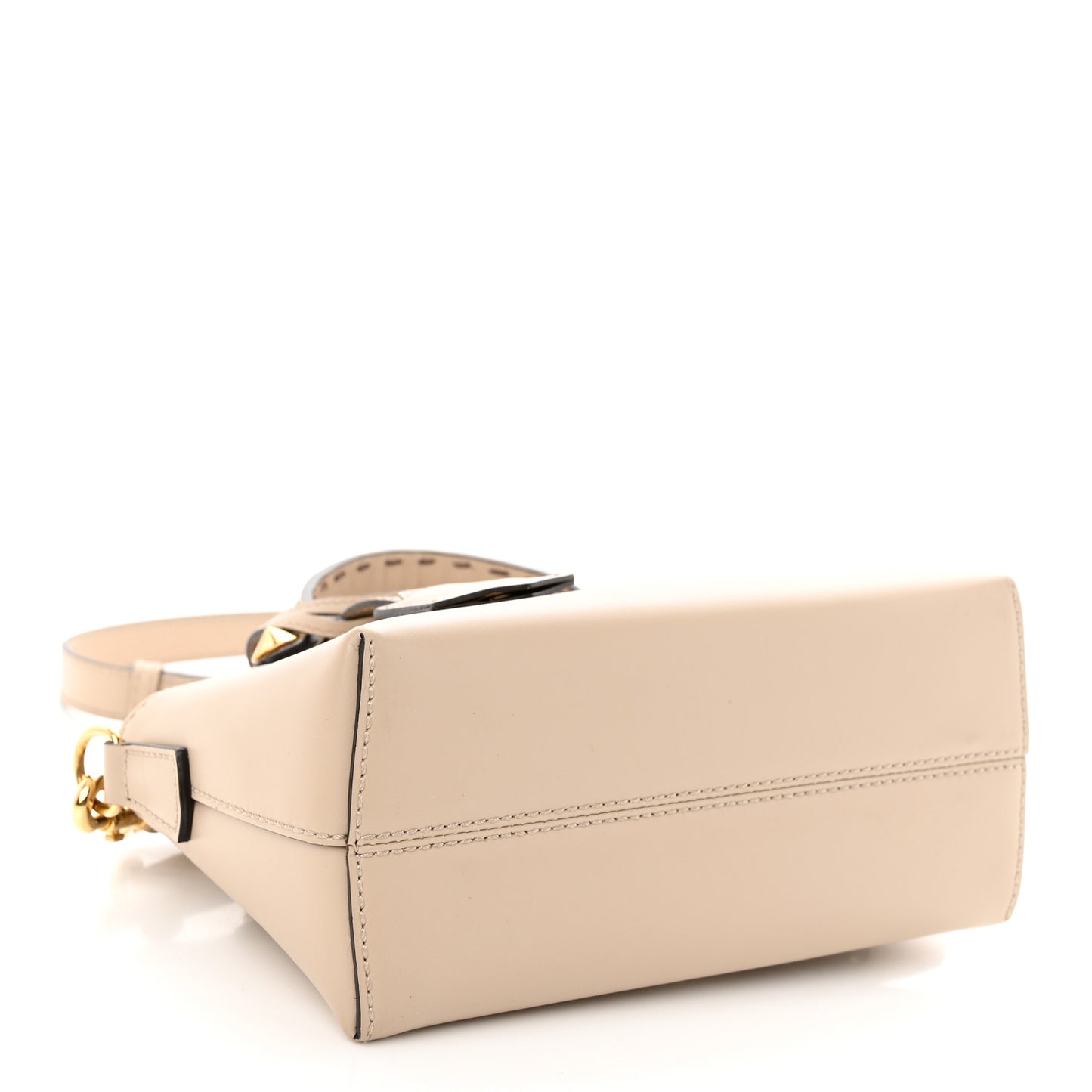 Vitello King Logo Embossed Mini By The Way Boston Bag Nuvola