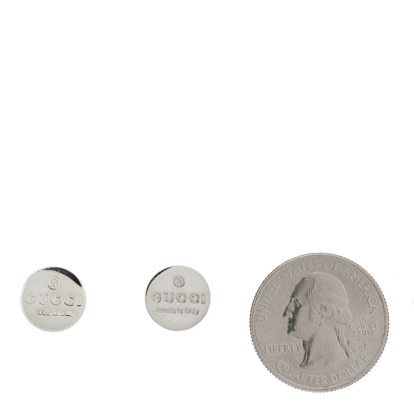 Sterling Silver Round Stud Earrings