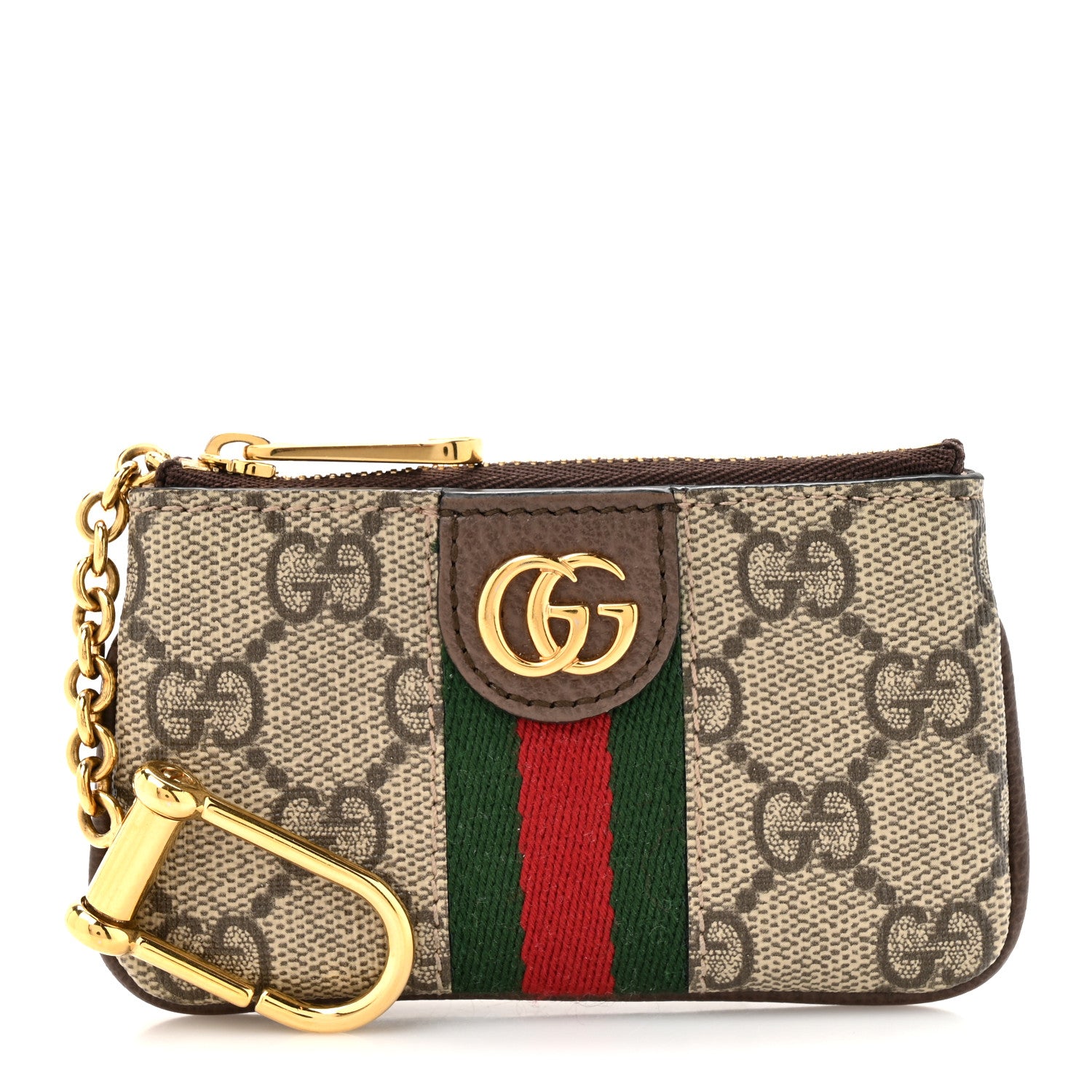 【最終お値下げ】GUCCI GG Supreme Tian キーポーチ Gucci GG Supreme Monogram Web Ophidia Key Case Beige New Acero
