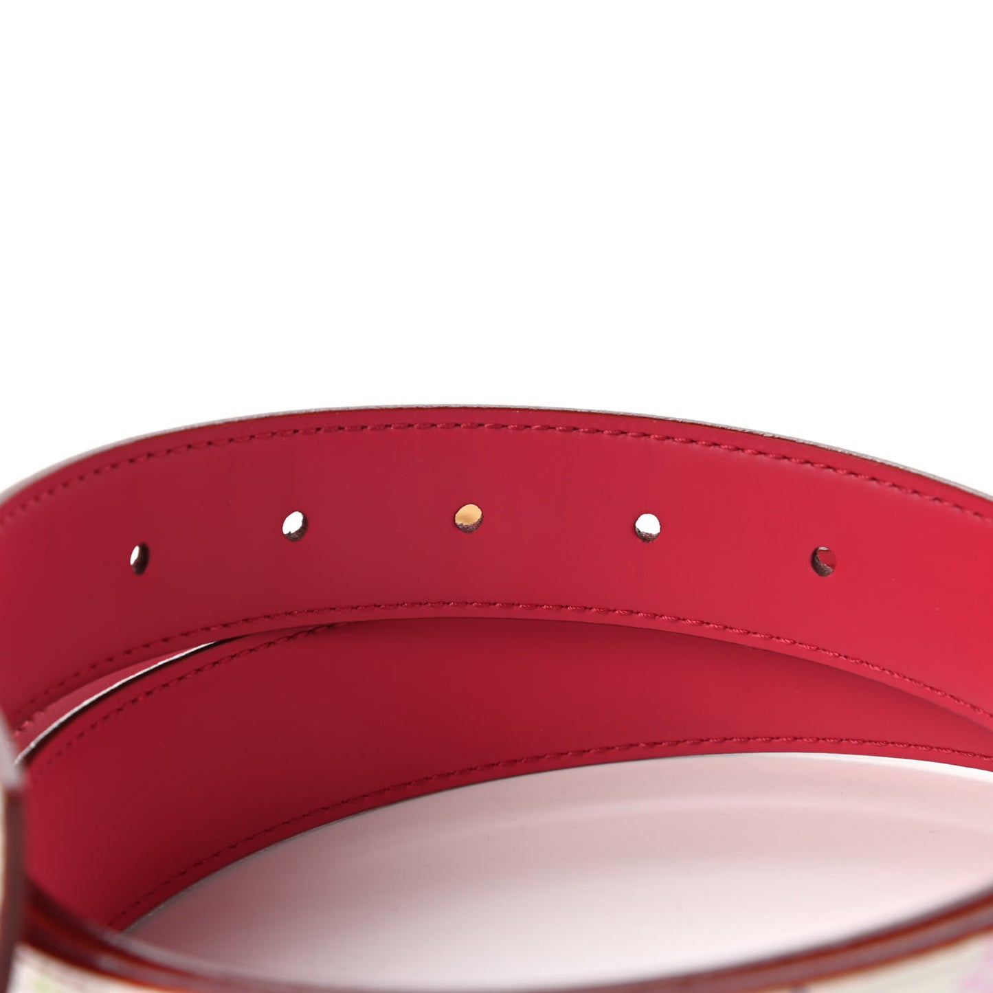 Monogram Multicolor LV Cut Reversible Belt 90 36 White Grenade