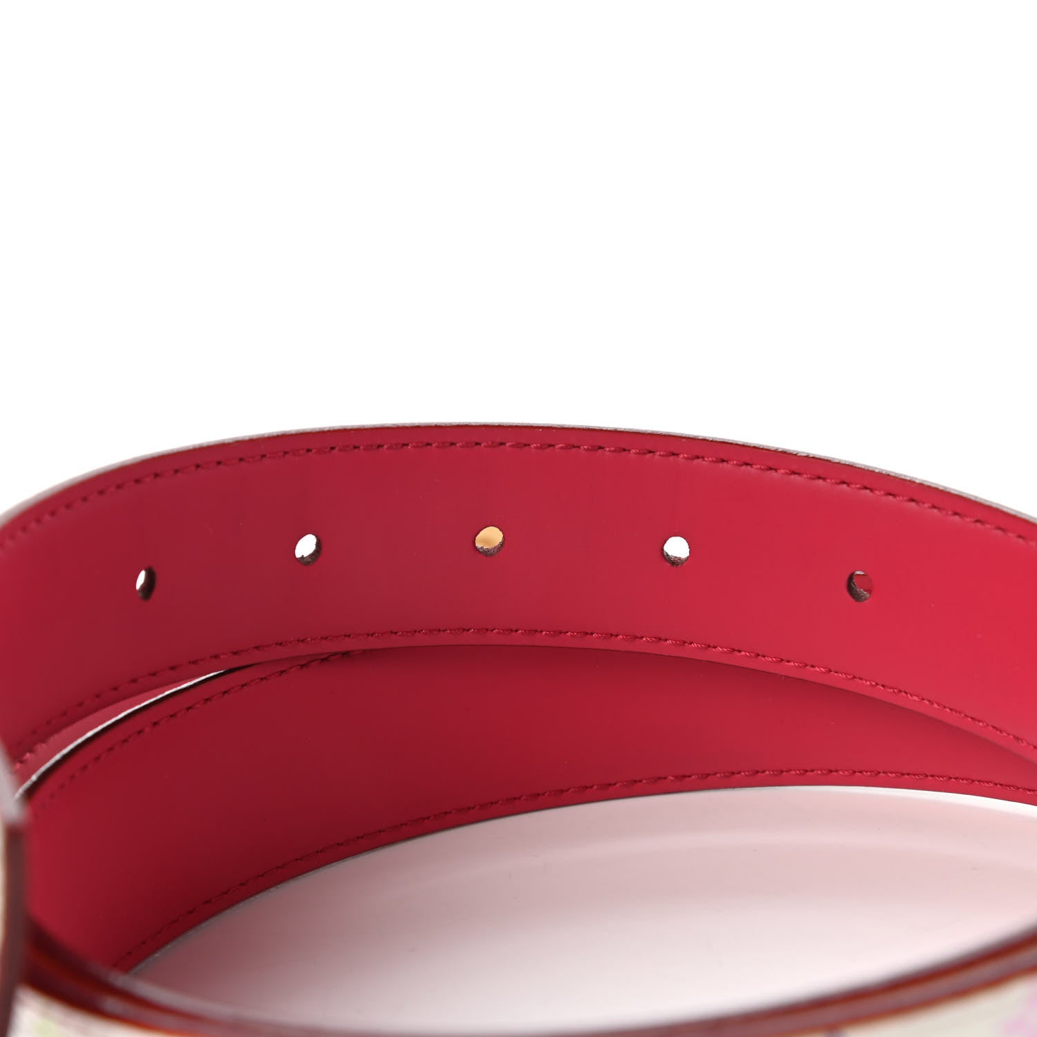 Louis Vuitton Monogram Multicolor LV Cut Reversible Belt 90 36 White Grenade 4 of 5