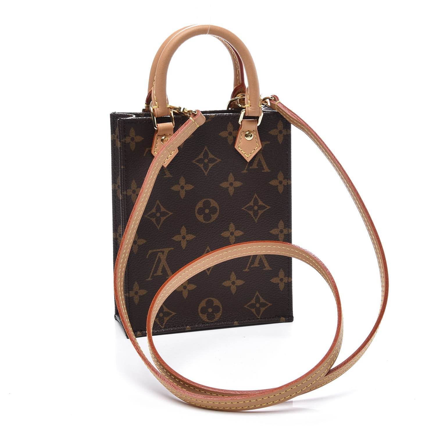 Louis Vuitton Monogram Petit Sac Plat 2 of 9