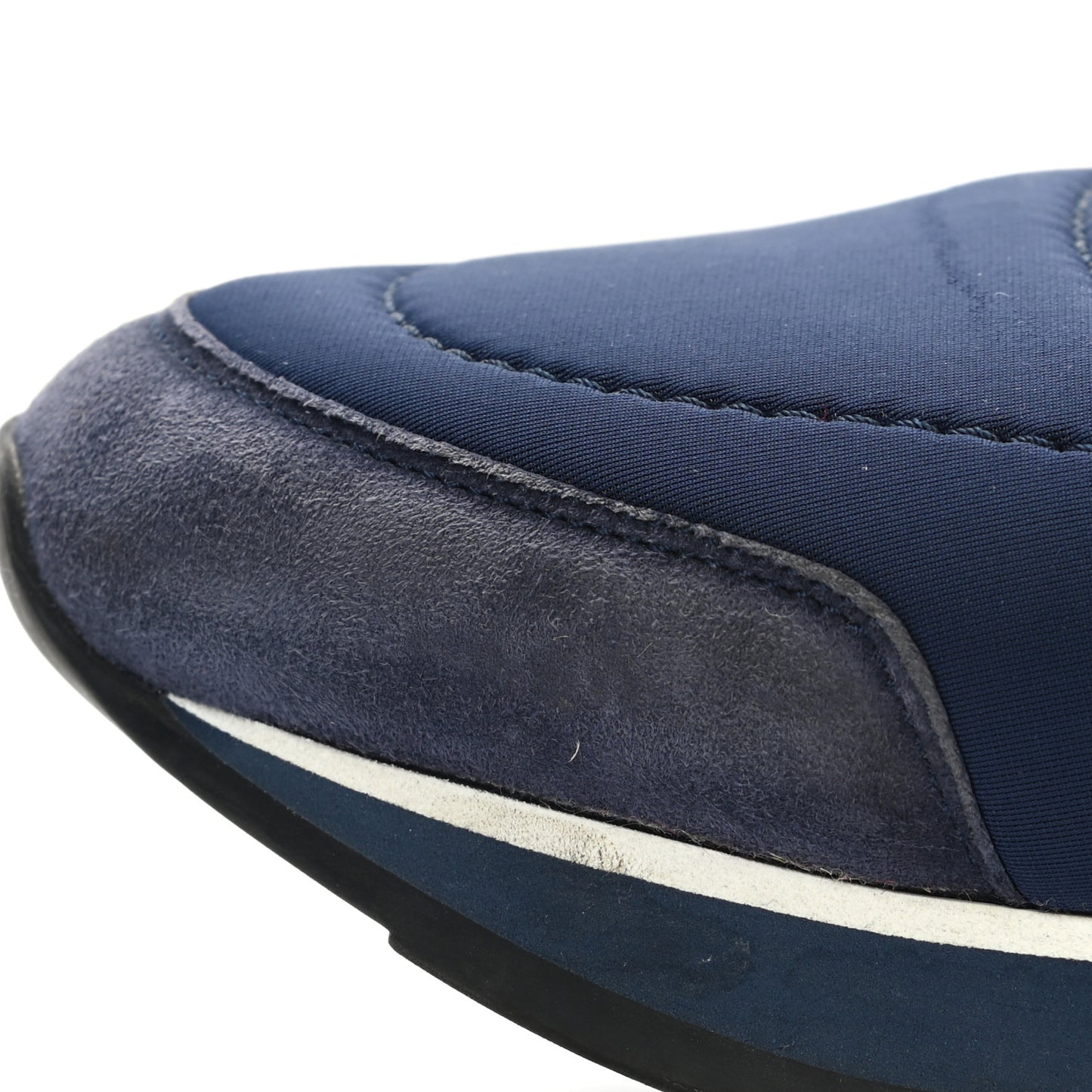 Technical Canvas Mens Miles Sneakers 42.5 Marine Black