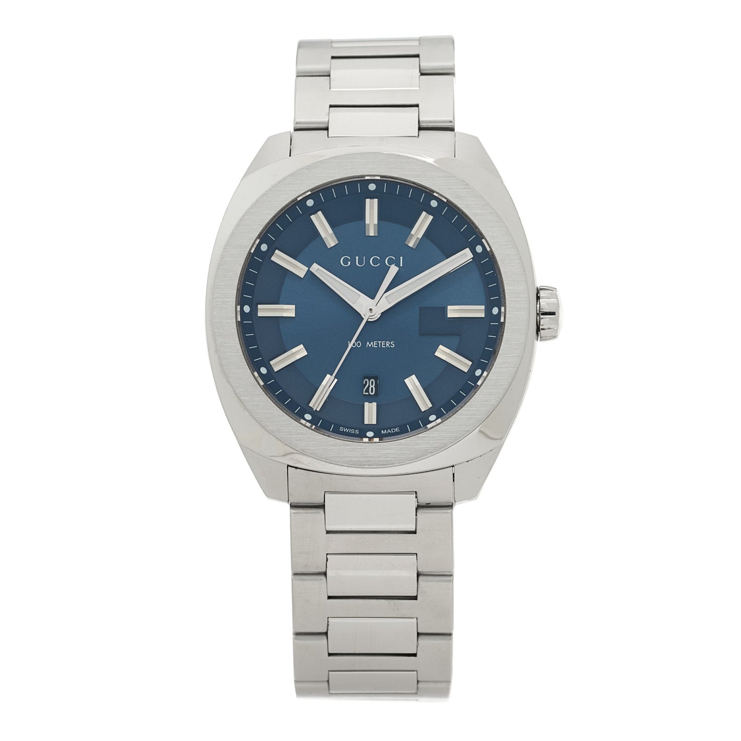 Stainless Steel 40mm GG2570 Quartz Watch Blue