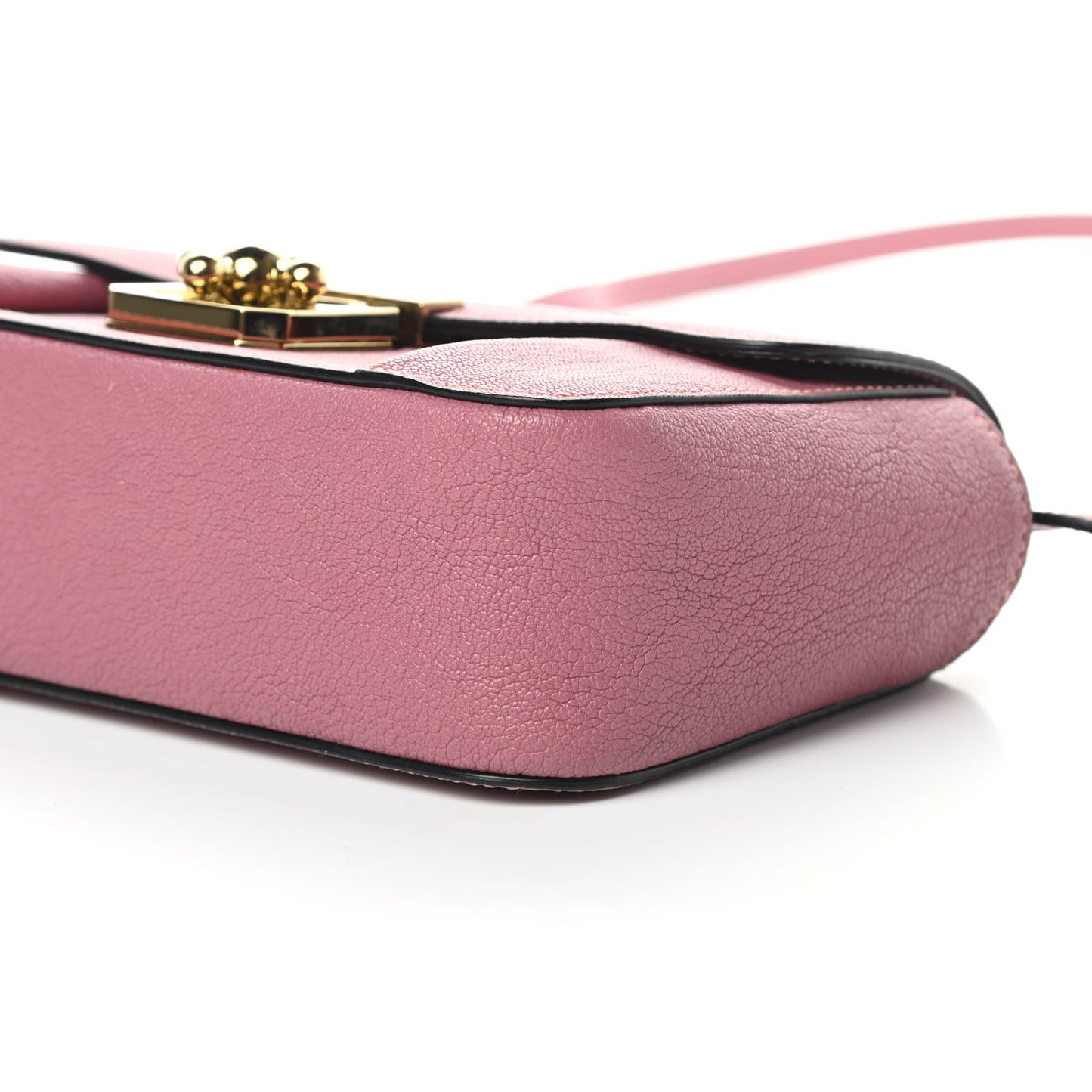 Goatskin Mini Elsie Crossbody Bag Pink
