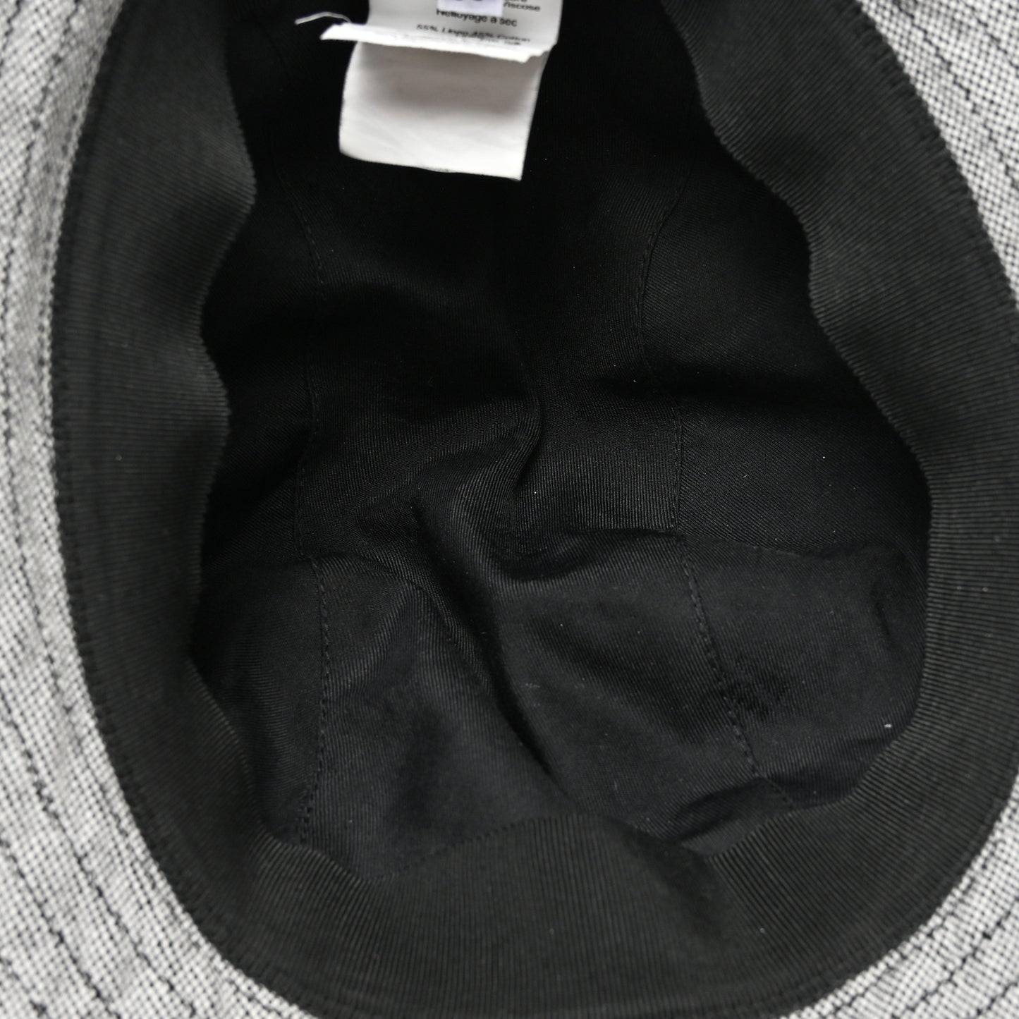 Linen Cotton Colette Bucket Hat 58 Black