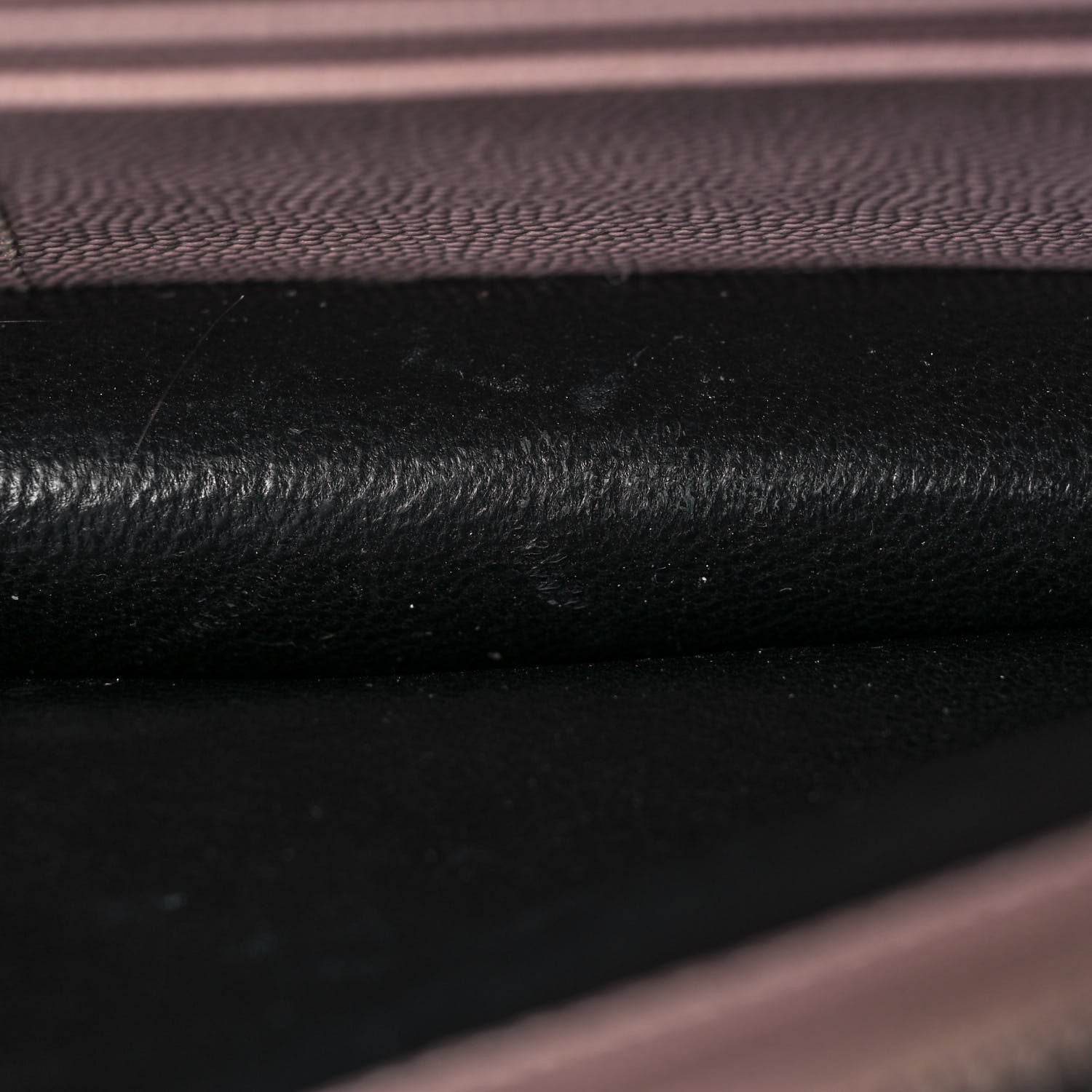 Saint Laurent Grain De Poudre Matelasse Chevron Monogram Envelope Chain Wallet Pink White 21 of 23