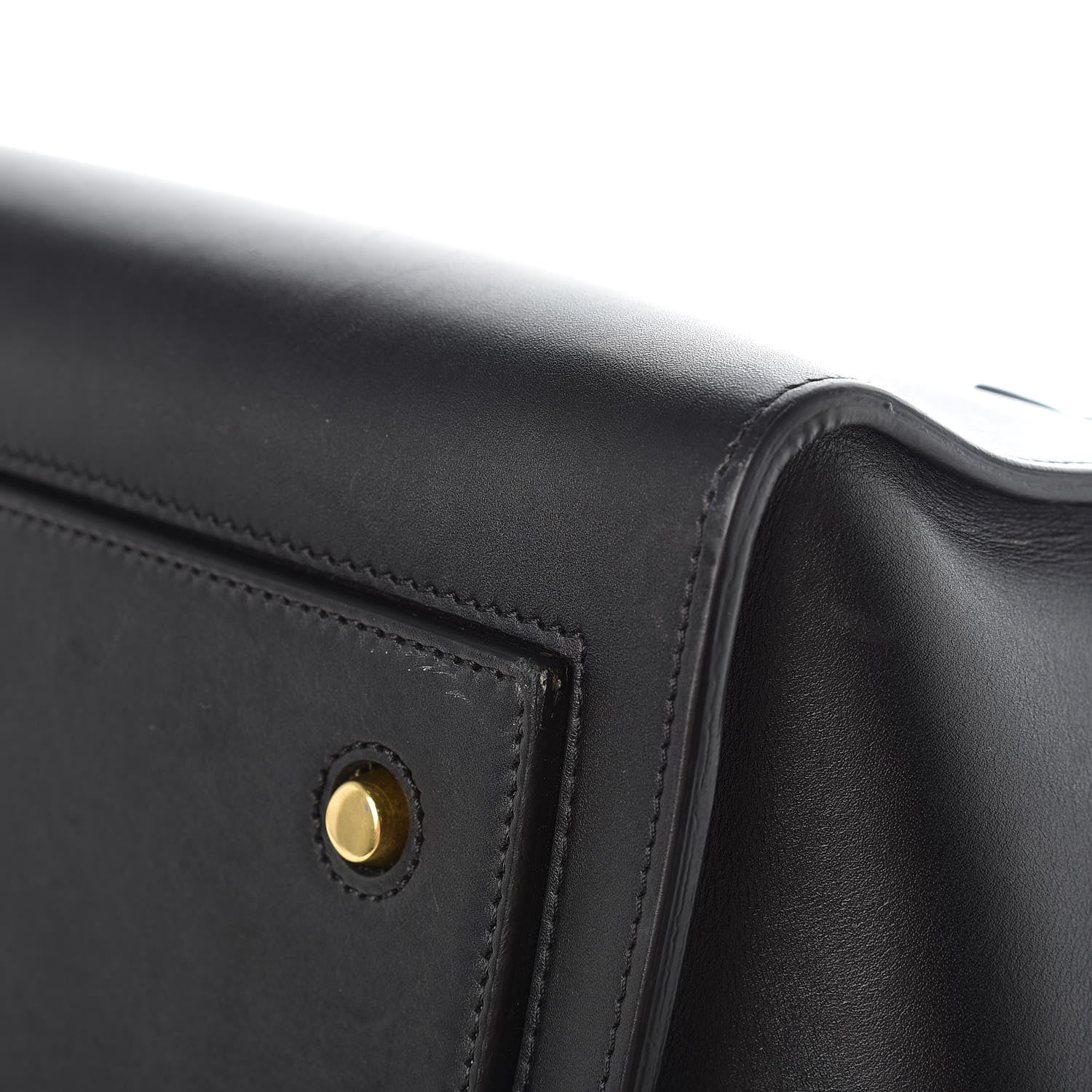 Celine Smooth Calfskin Large Bi-Color Tie Knot Tote Black Navy 17 of 20