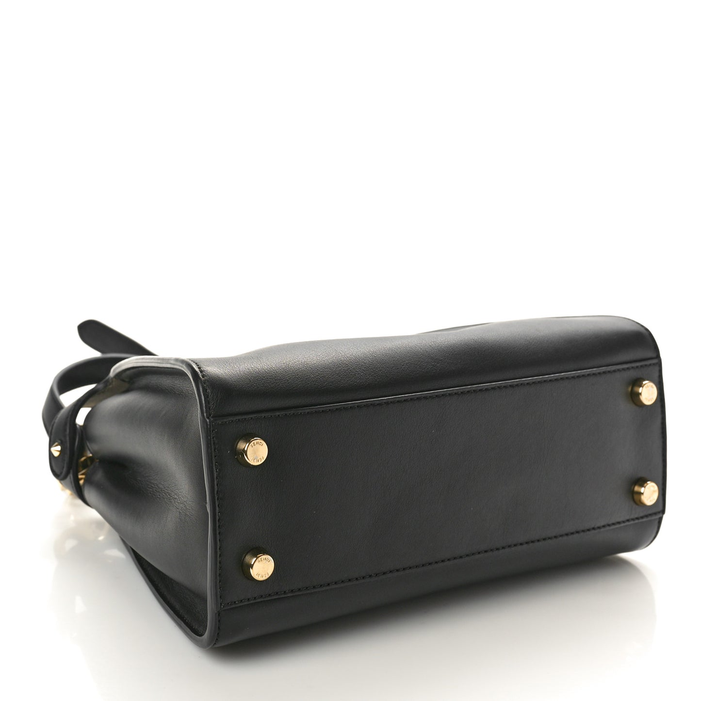 Vitello Tahiti Burro Medium Peekaboo Iconic Essentially Satchel Black Corda