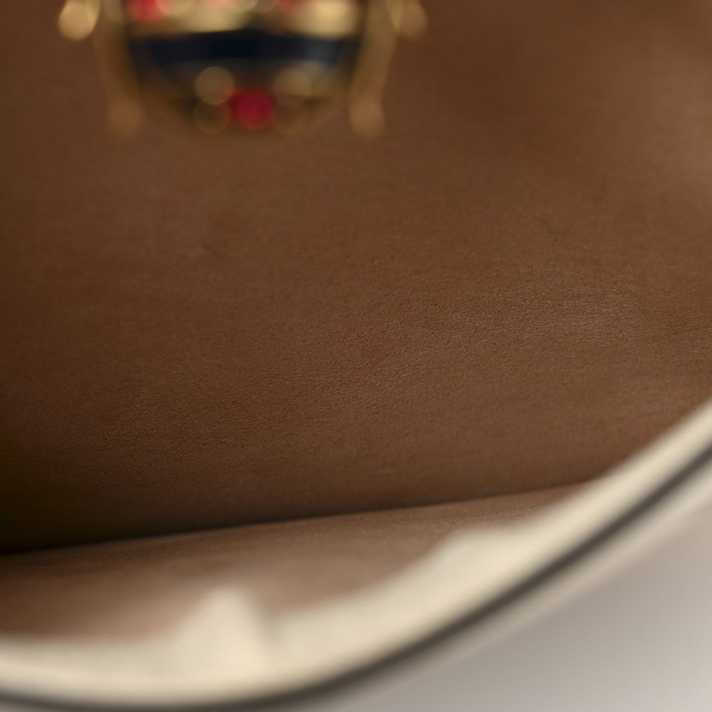 GG Supreme Monogram Small Queen Margaret Top Handle Bag White