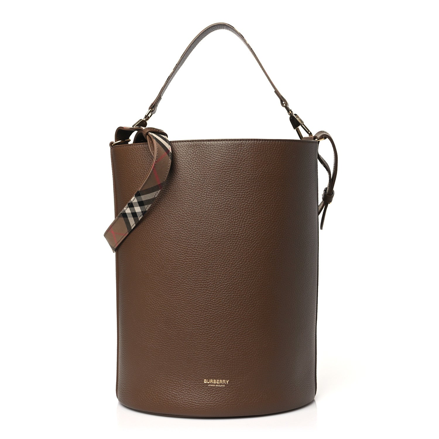 Burberry Calfskin Medium Bucket Bag Earth 1597833 – FASHIONPHILE