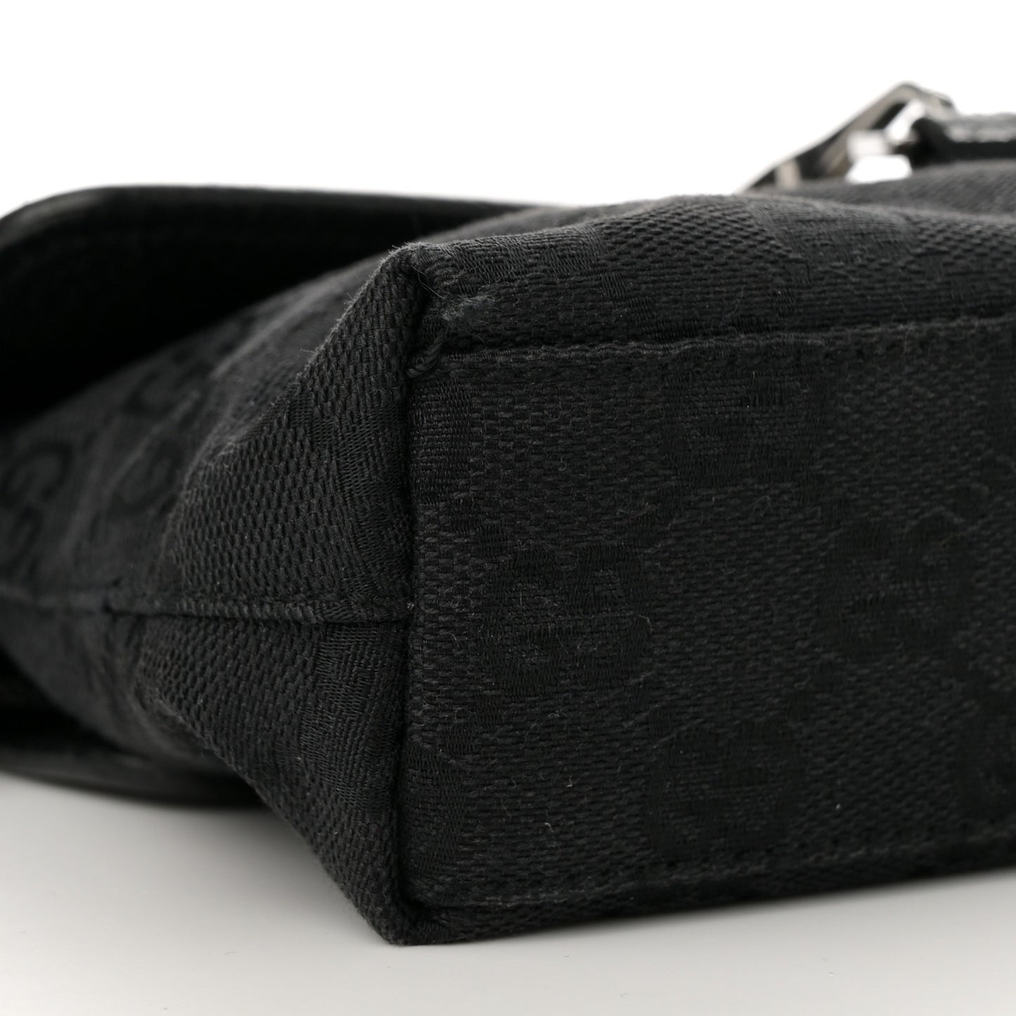 GG Monogram Web Flight Belt Bag Black