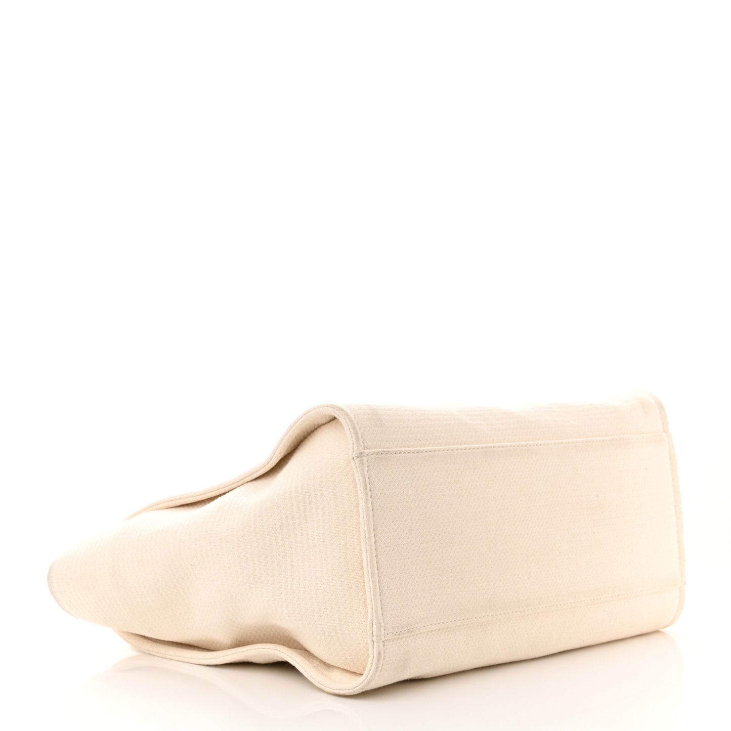 Mixed Fibers Medium Deauville Tote White