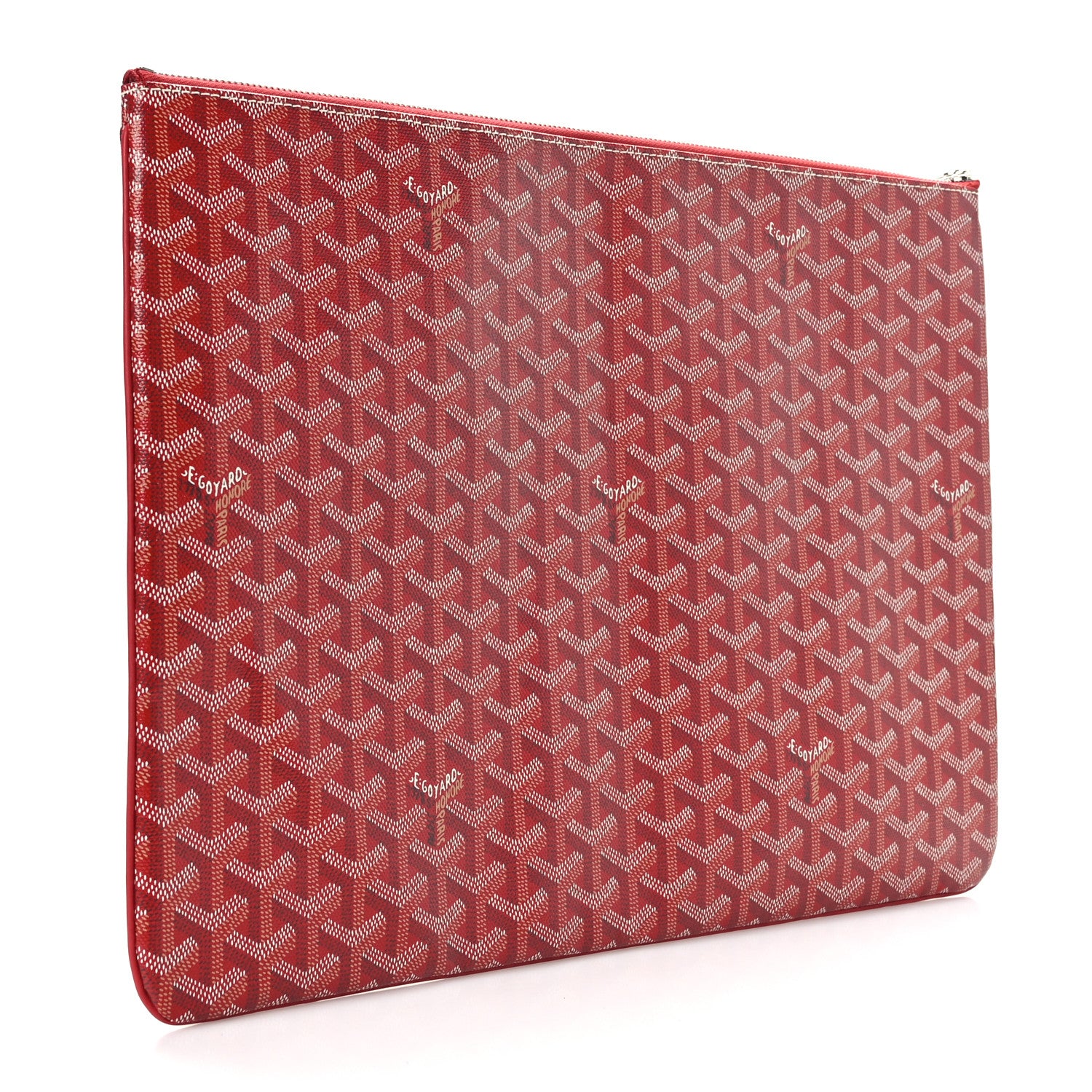 Goyard Goyardine Senat Pochette GM Red 3 of 6