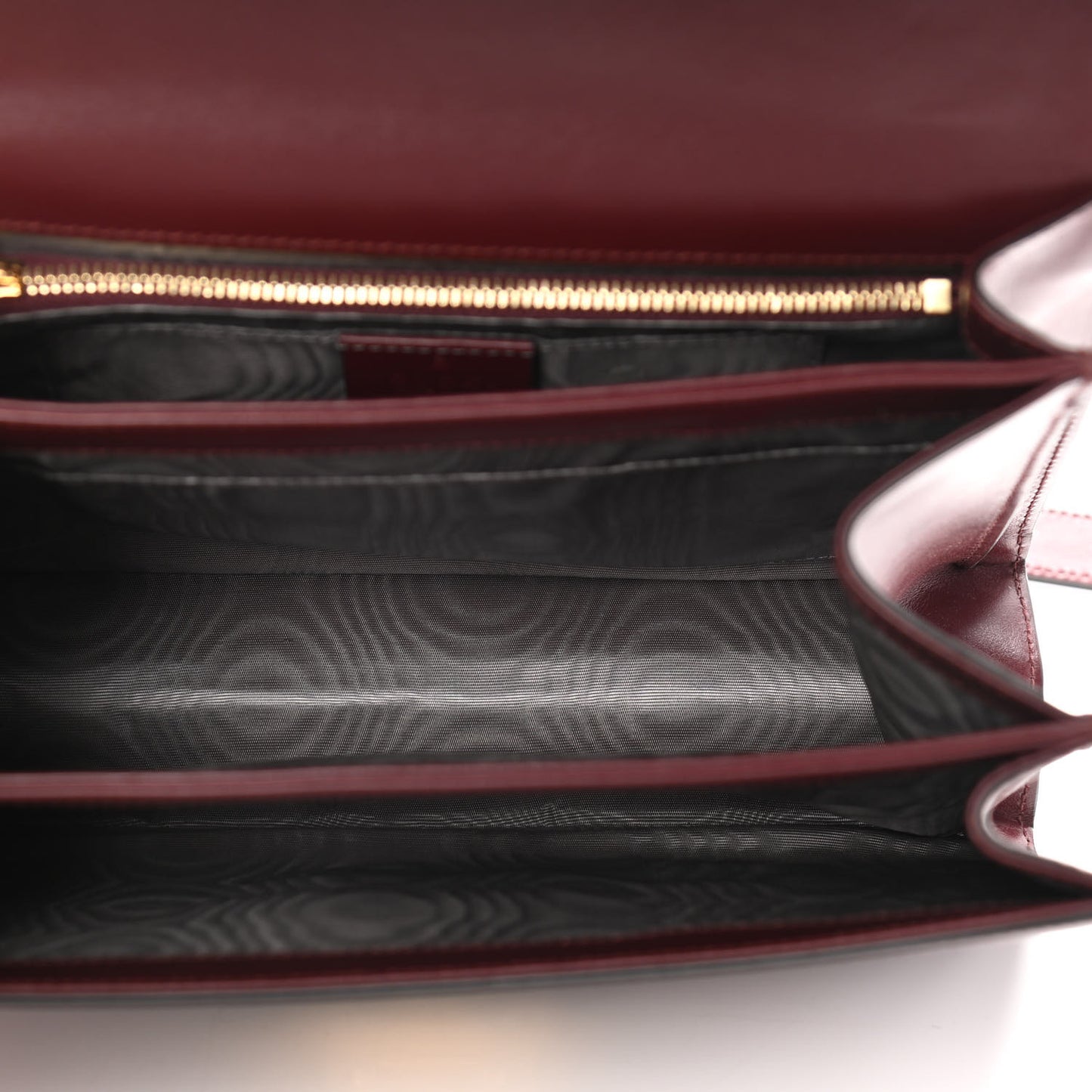 Smooth Calfskin Small Zumi Shoulder Bag Vintage Bordeaux