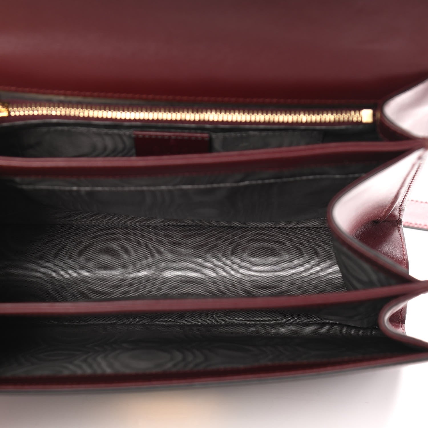 Gucci Smooth Calfskin Small Zumi Shoulder Bag Vintage Bordeaux 5 of 15