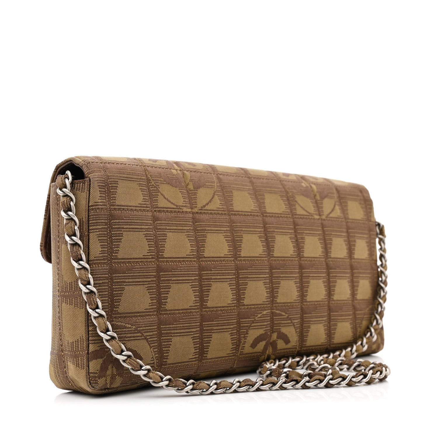 Nylon Travel East West Flap Brown