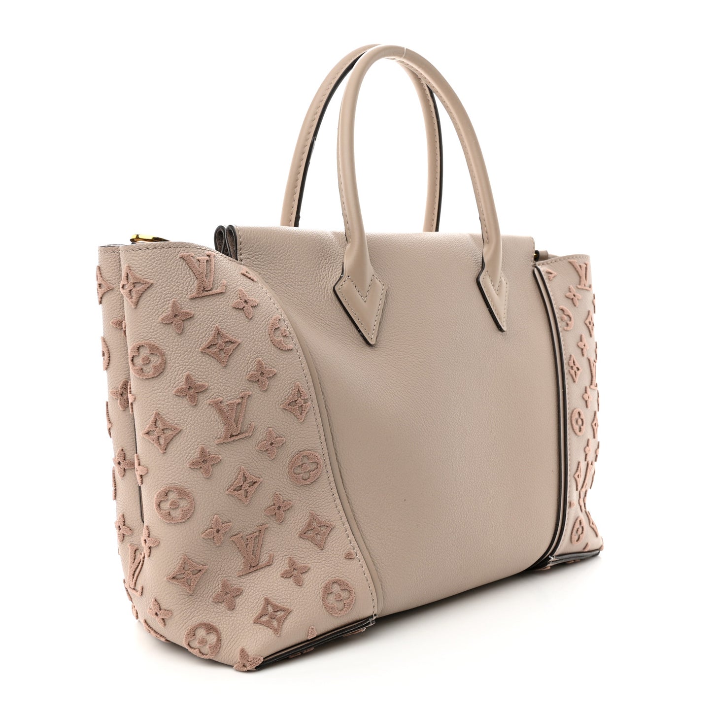 Veau Cachemire Tote W PM Galet