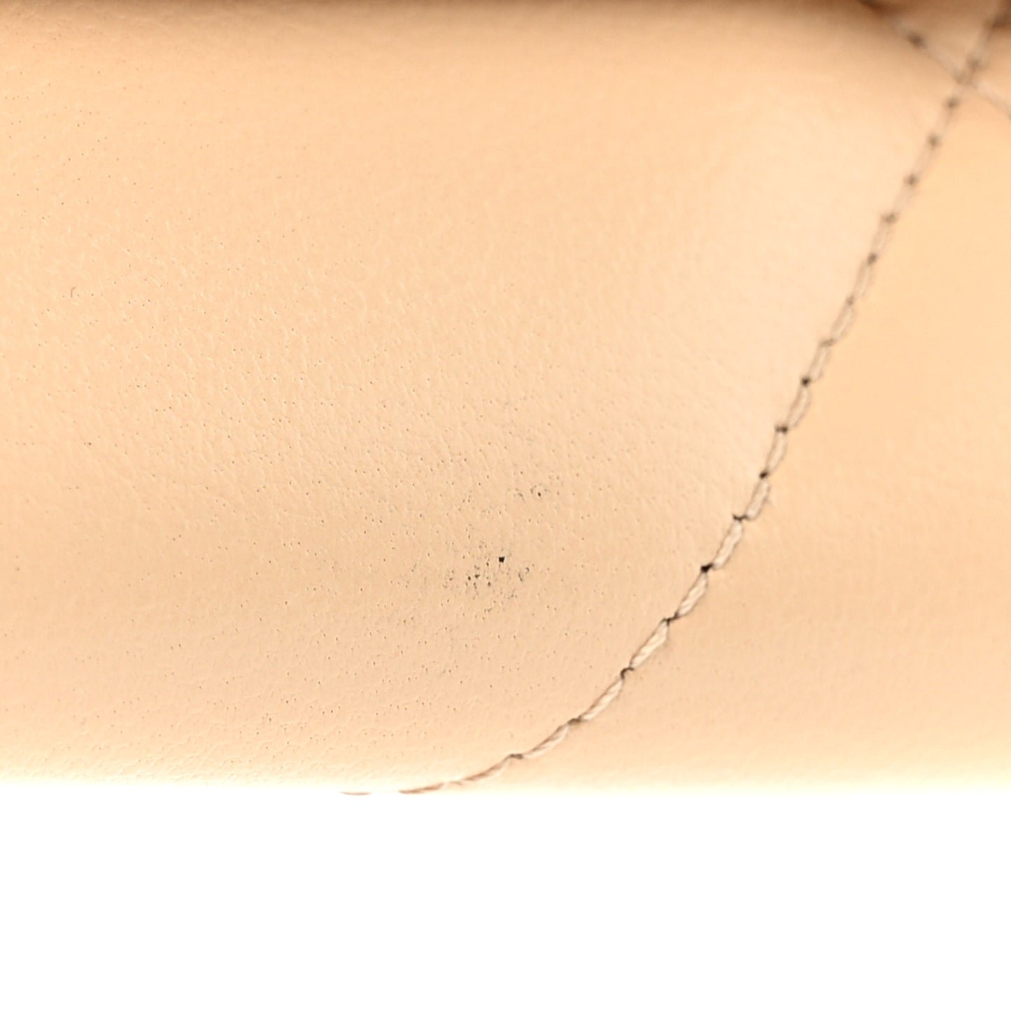 Shiny Goatskin Quilted Chanel 19 Flap Wallet Beige