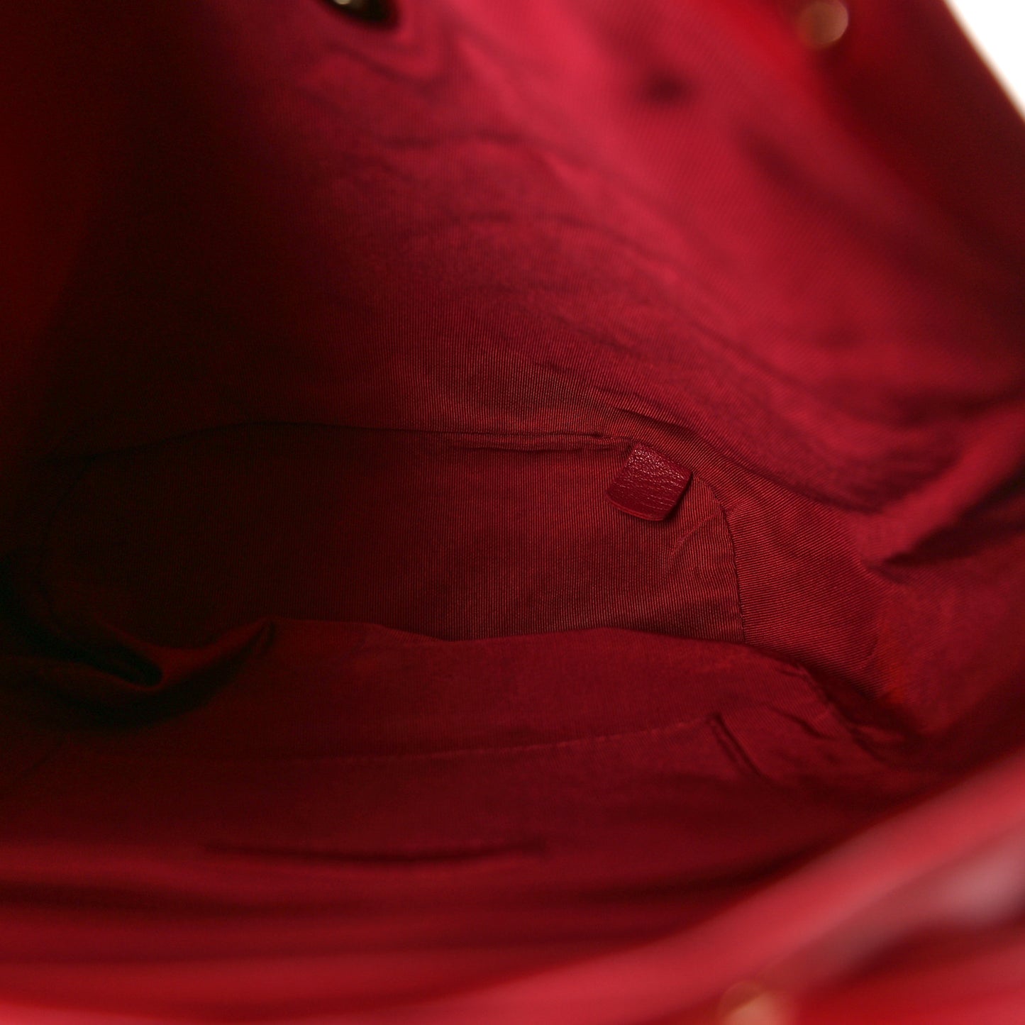Lambskin Quilted Small Urban Spirit Backpack Red