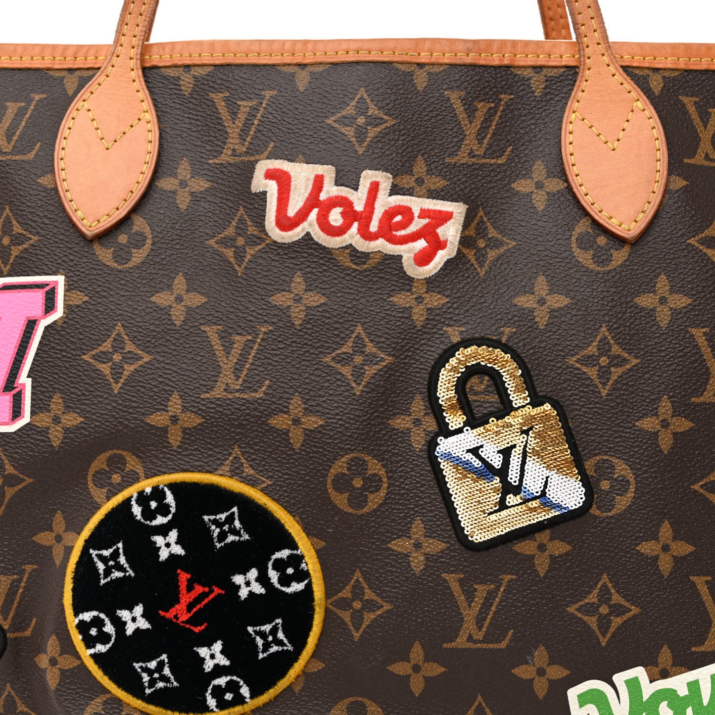 Monogram Travel Stickers Neverfull MM