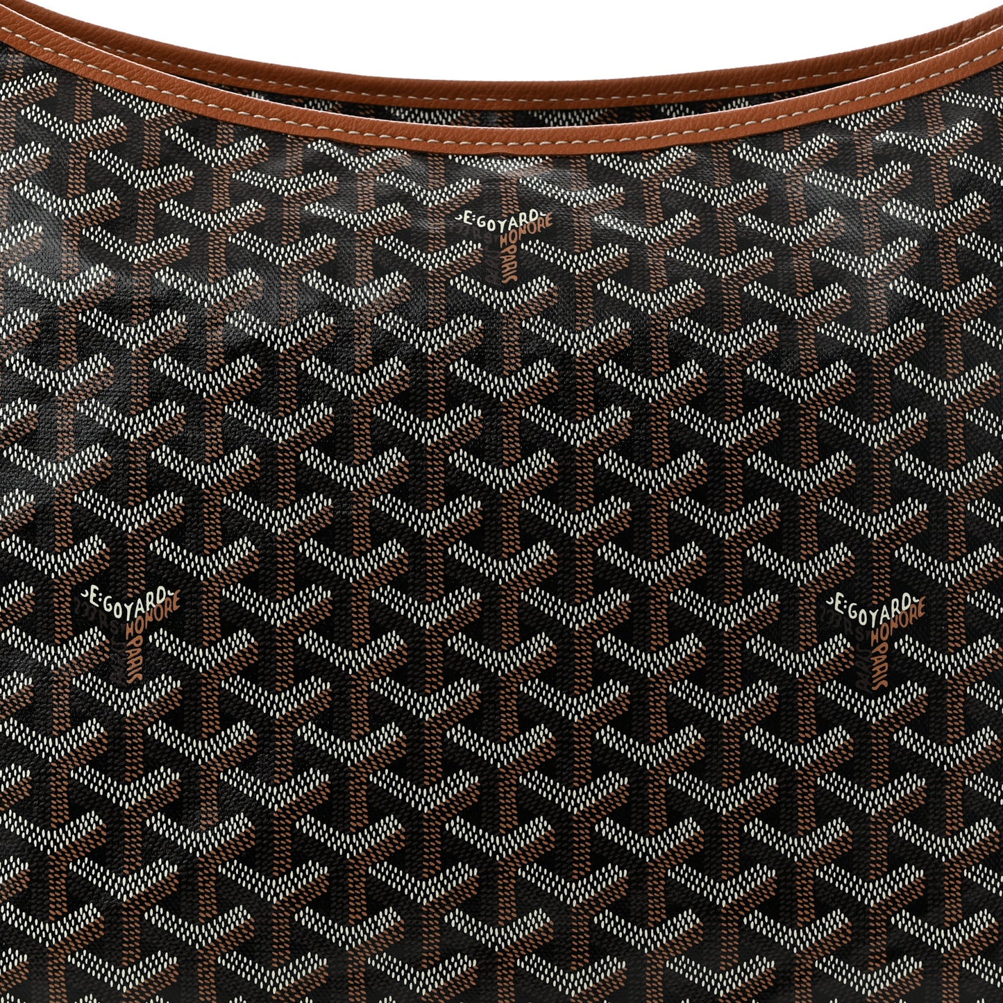 Goyardine Boheme Hobo Black Gold