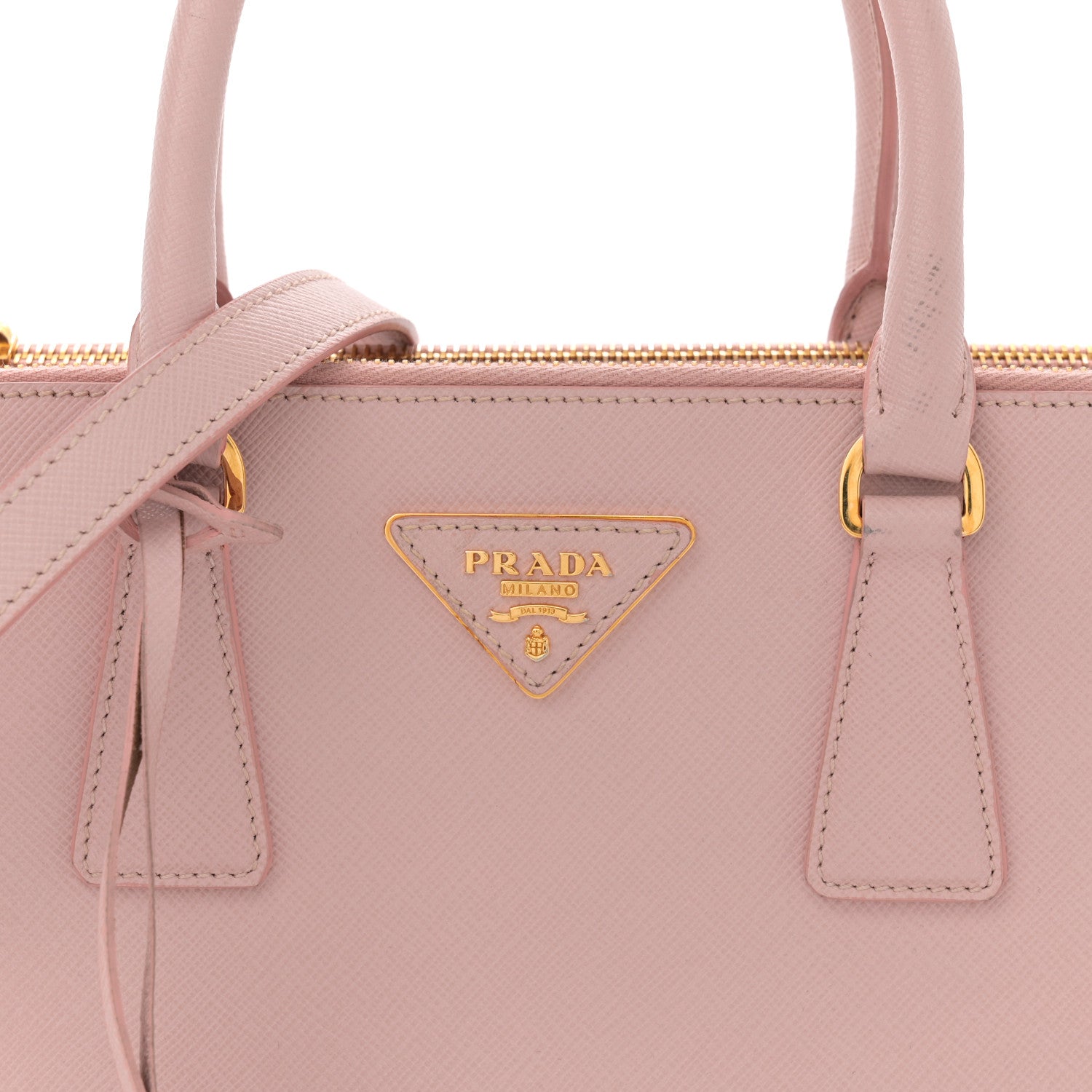 Prada Saffiano Mini Galleria Double Zip Tote Orchidea 9 of 19