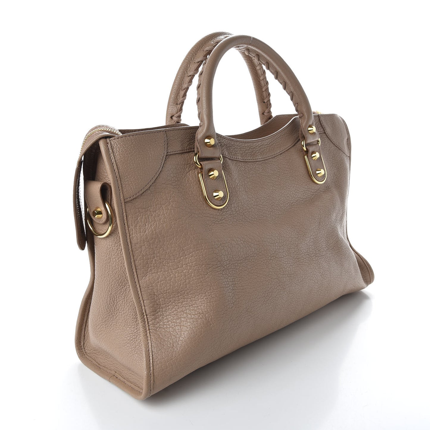Chevre Gold Metallic Edge Hardware City Rose Des Sables