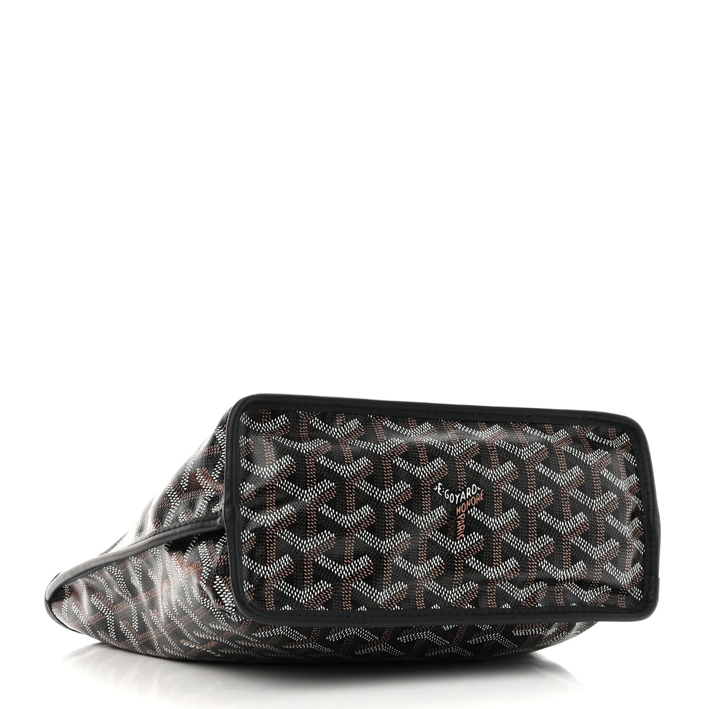 Goyardine Reversible Mini Anjou Black