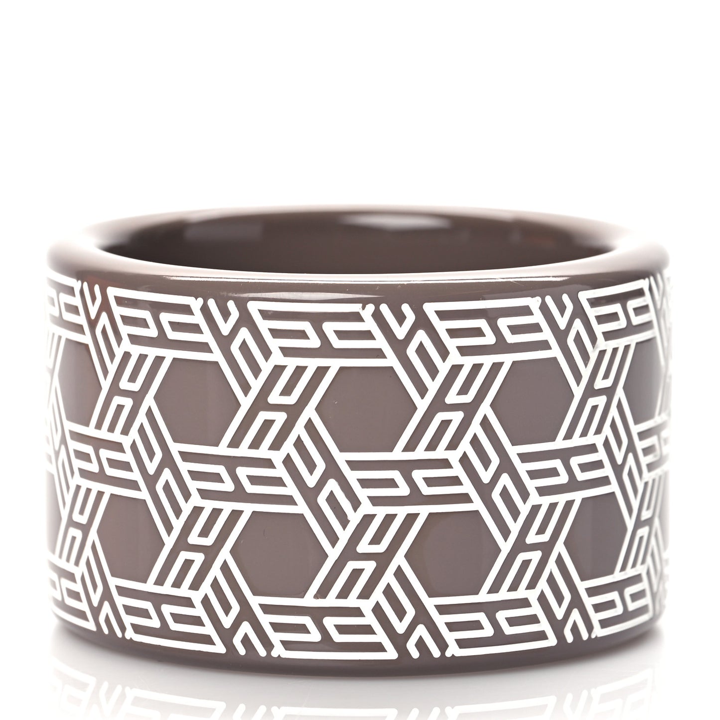 Lacquered Wood Printed Bracelet S