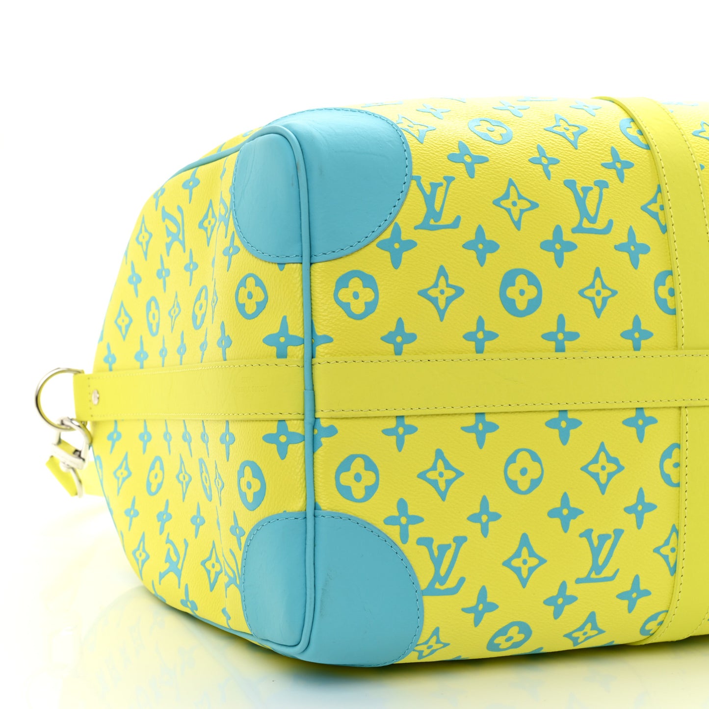 Monogram Playground Keepall Bandouliere 50 Lime