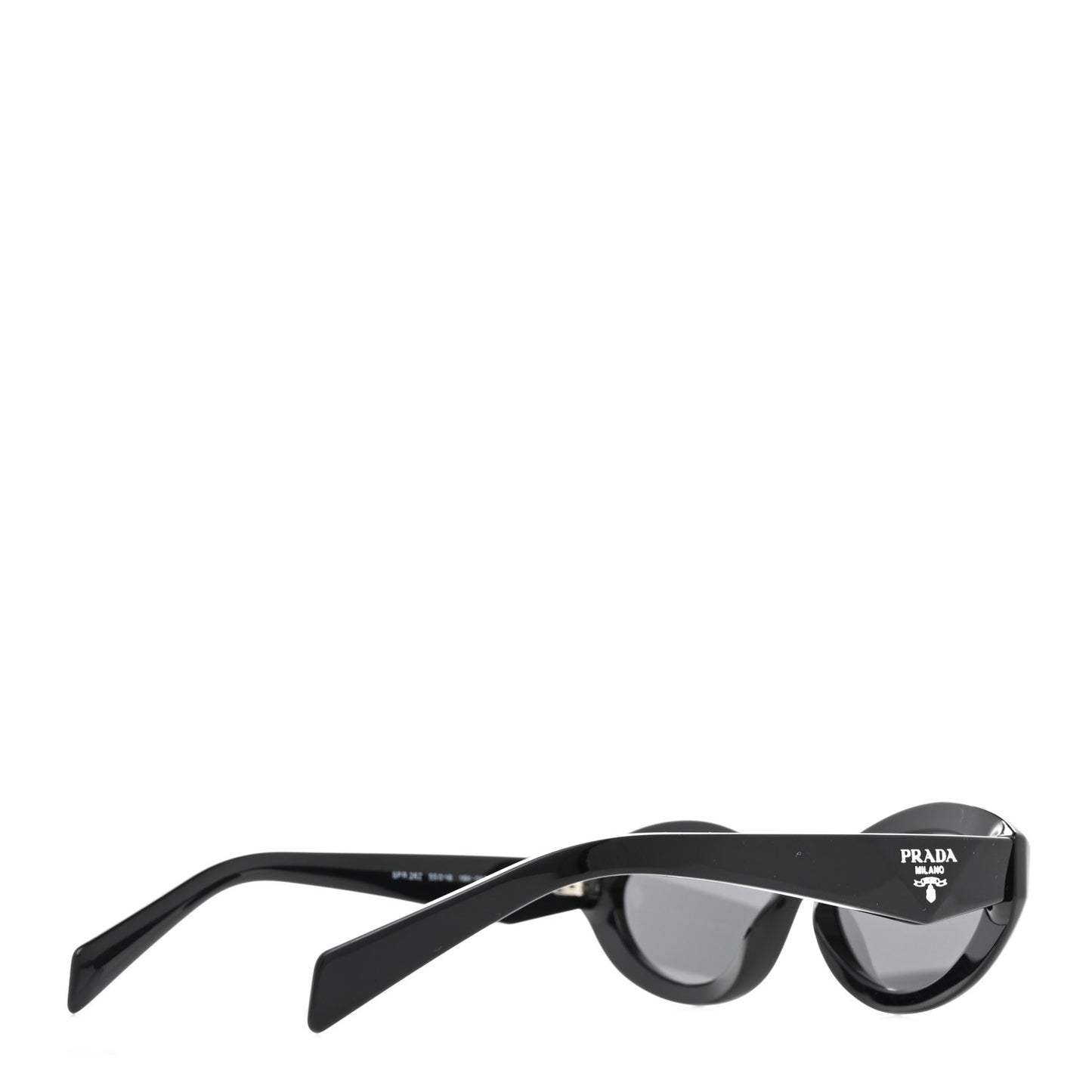 Acetate Oval Sunglasses SPR 26Z Black