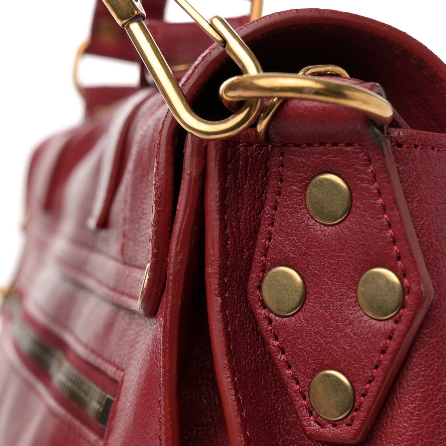 Lambskin Large PS1 Satchel Chianti