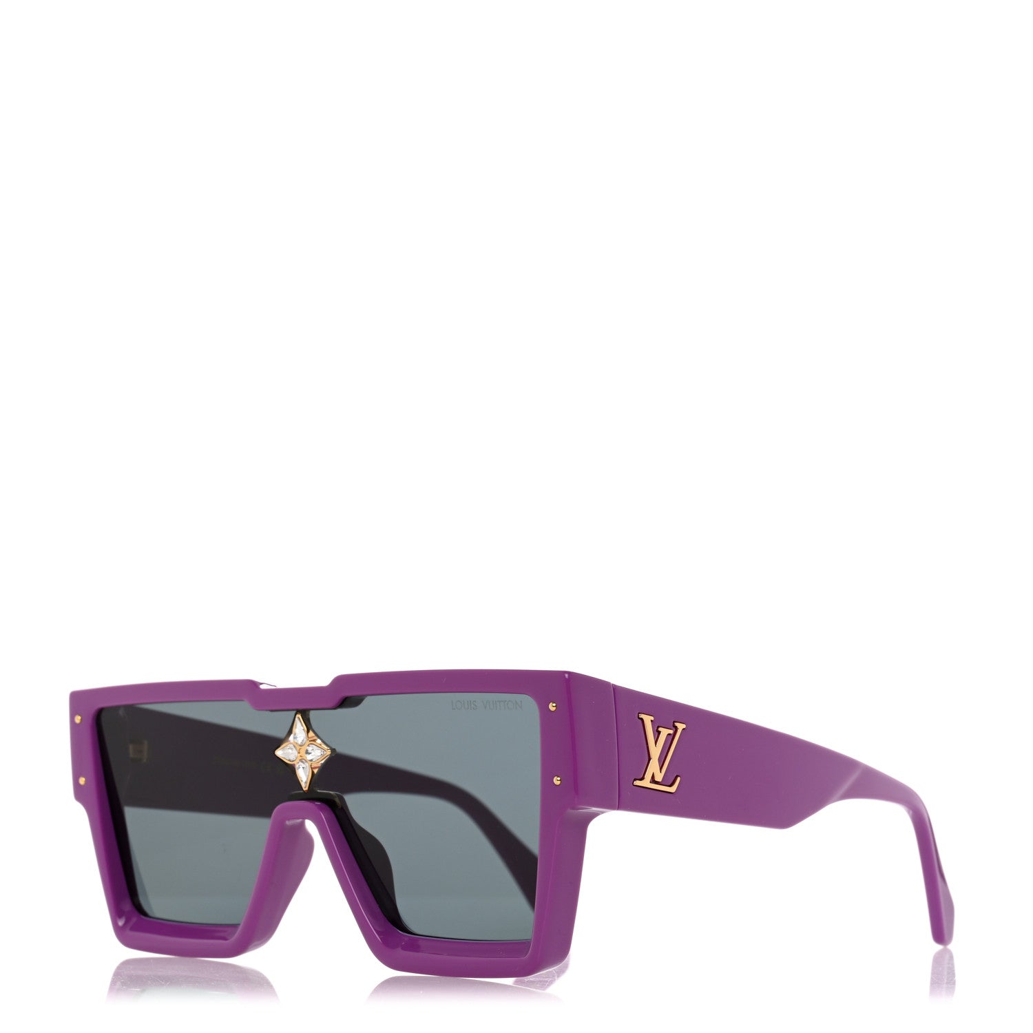 Louis Vuitton Acetate Swarovski Crystal Cyclone Sunglasses Z1641W