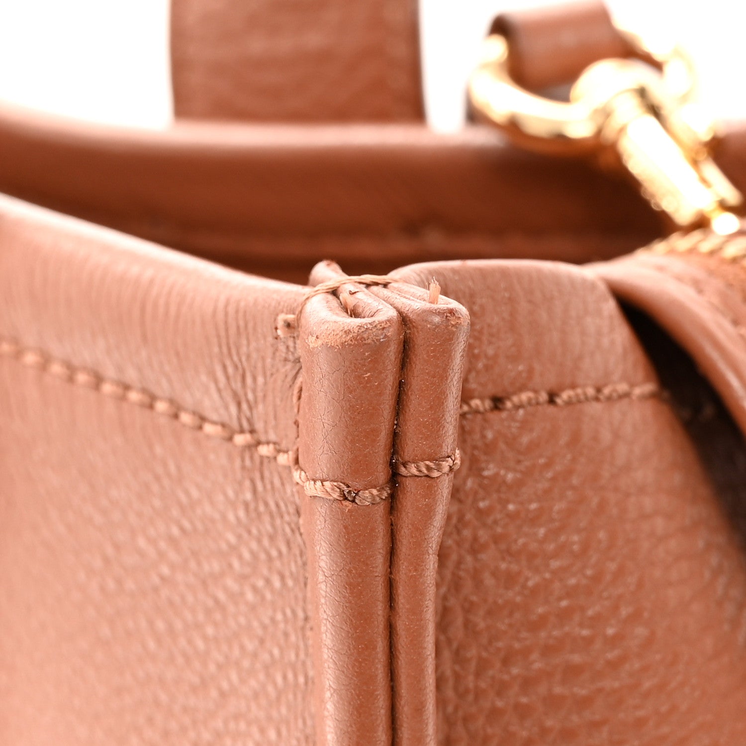 Marc Jacobs Grained Calfskin Medium The Tote Bag Argan Oil 17 of 19