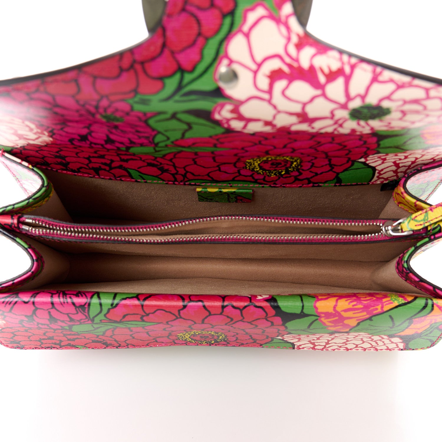 Gucci X KEN SCOTT New Shangai Calfskin Pomponica Print Small Dionysus Shoulder Bag Multicolor 5 of 11
