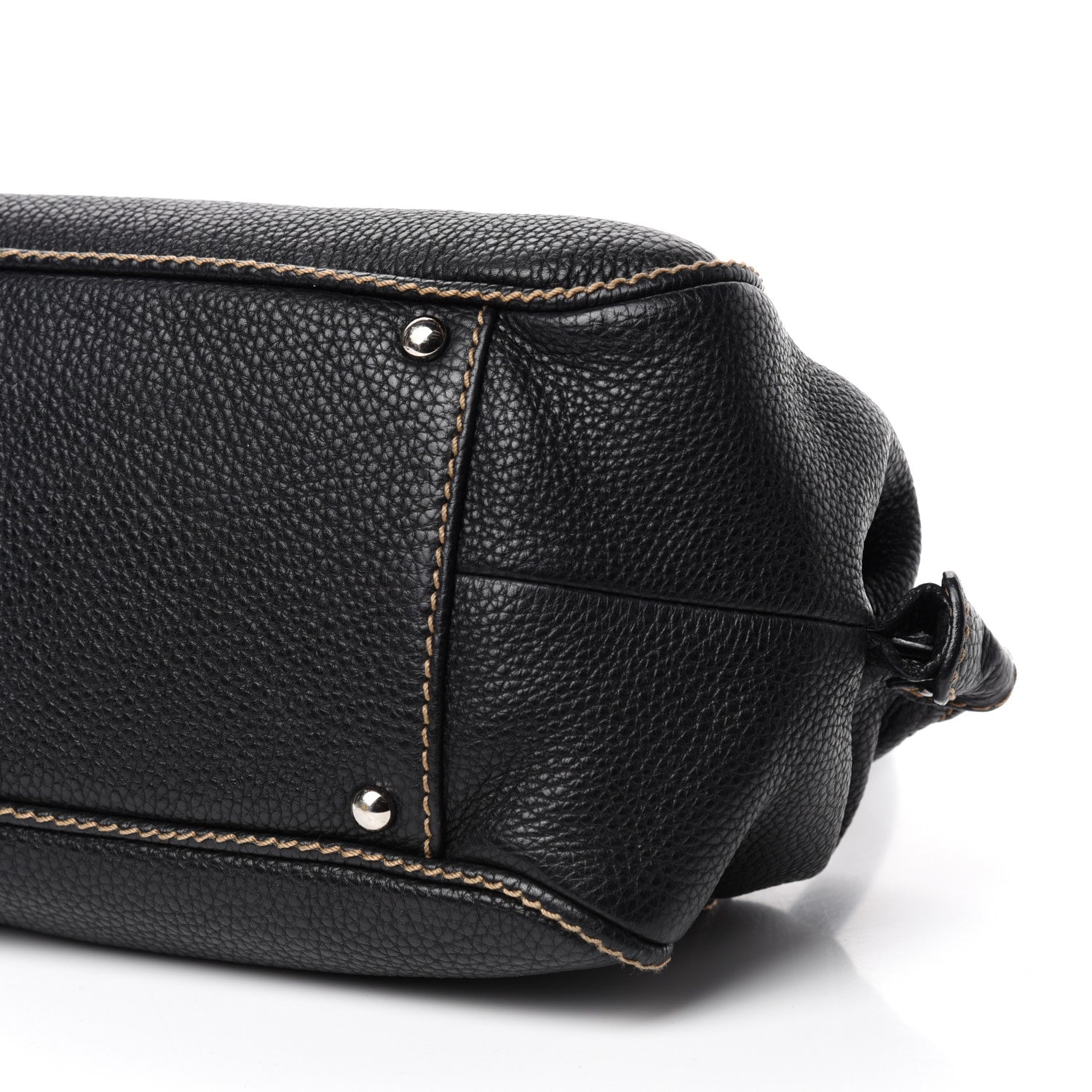 Chanel Calfskin Large Tassel Bowler Black 7 of 15