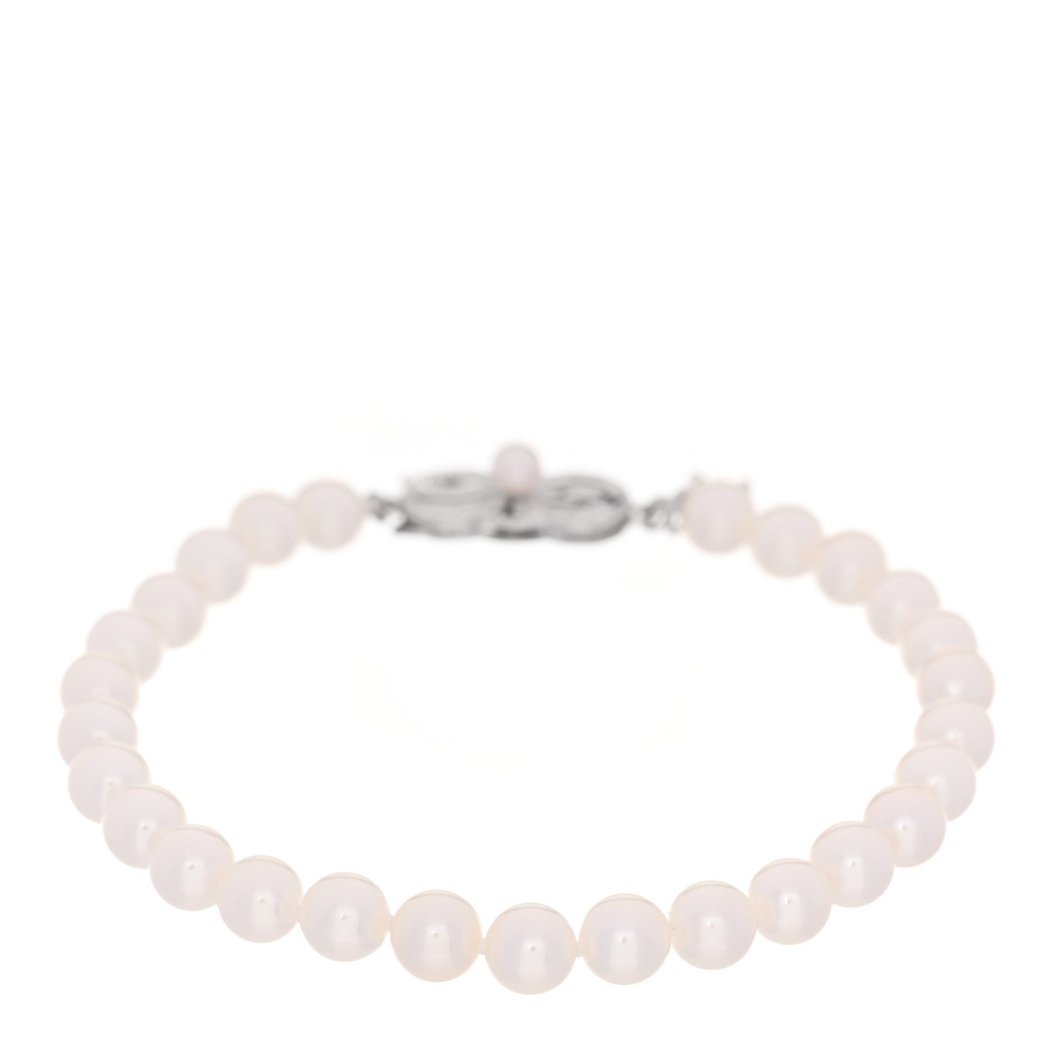 Mikimoto 18K White Gold Akoya Cultured Pearl 5.5-6mm Strand