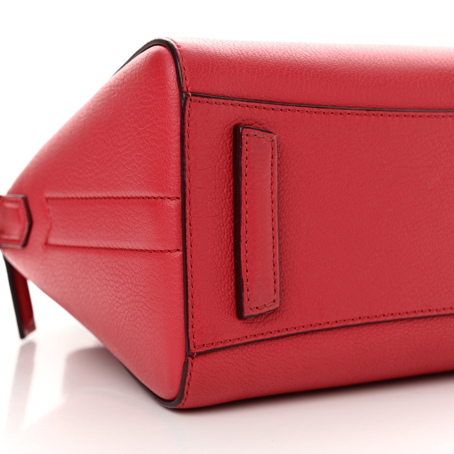 Sugar Goatskin Mini Antigona Medium Red