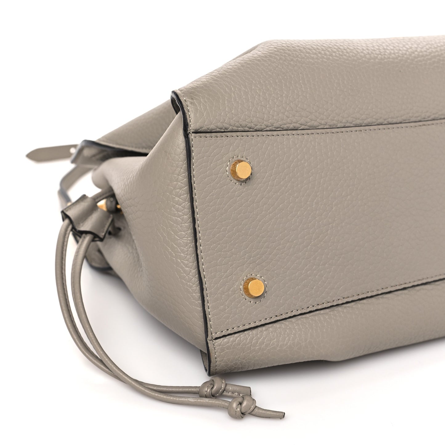 Heavy Grain Iris Tote Powder Grey Dark Clay
