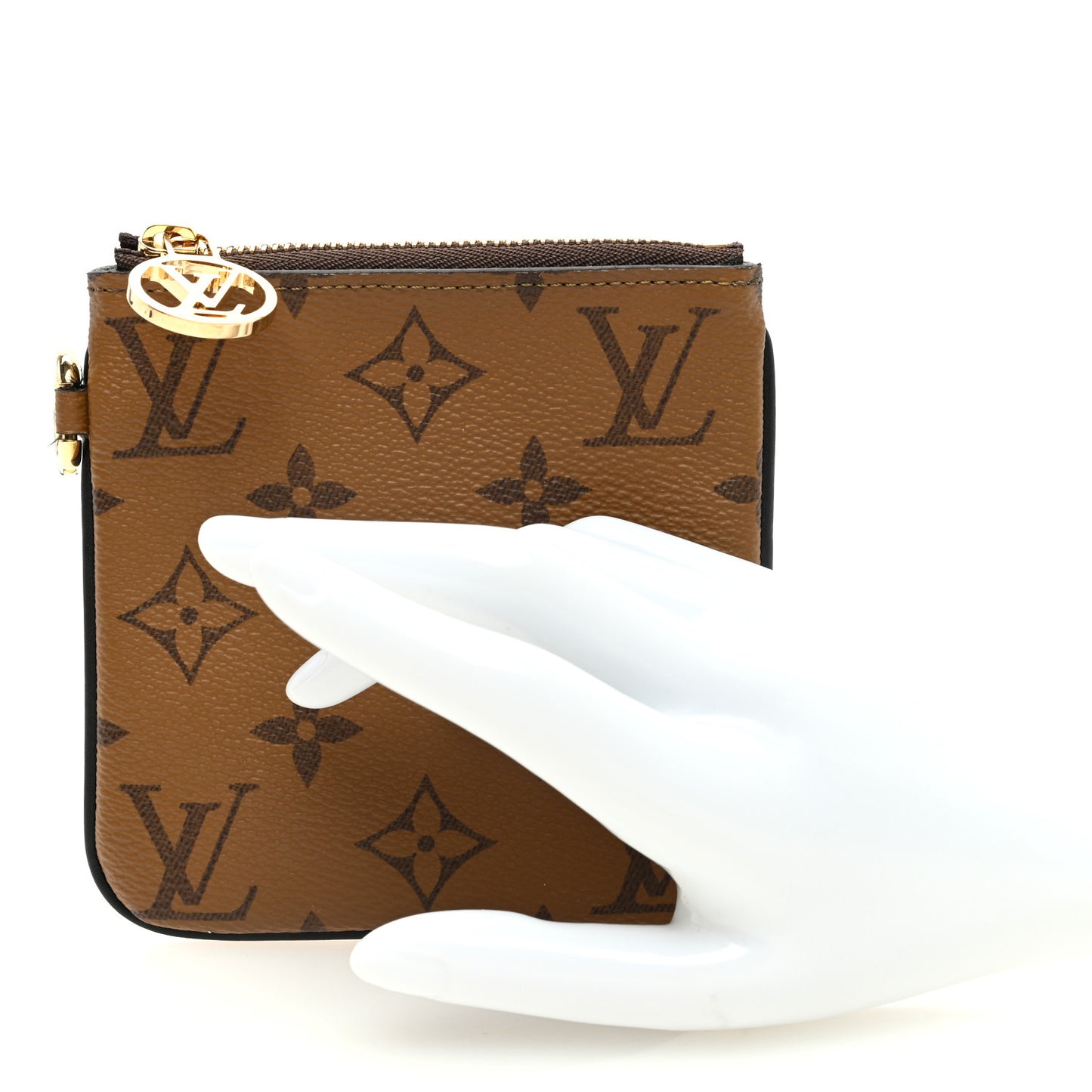Reverse Monogram Trio Square Pouch
