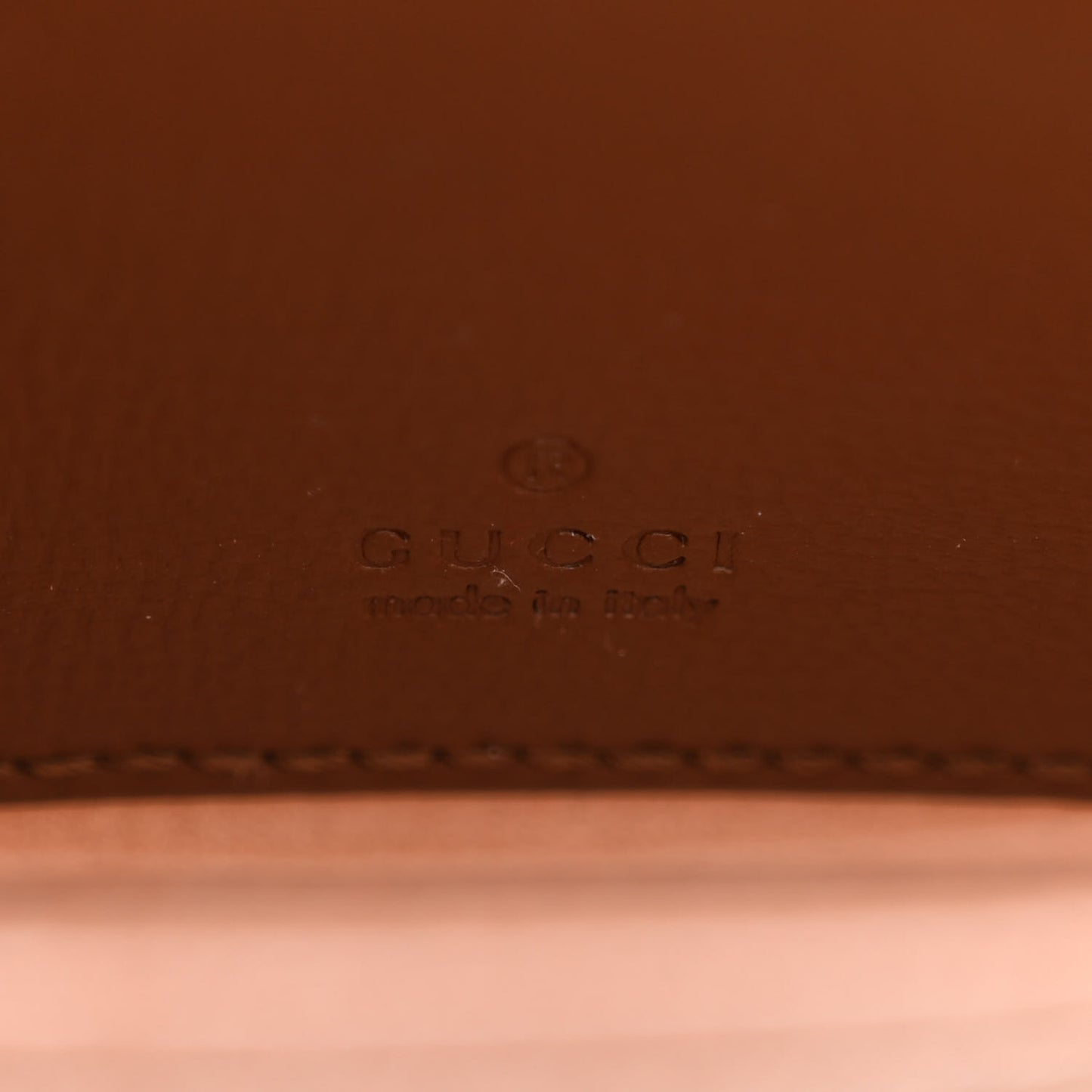 GG Supreme Monogram Azalea Calfskin Web Horsebit 1955 Wallet On Strap Beige Ebony Brown Sugar