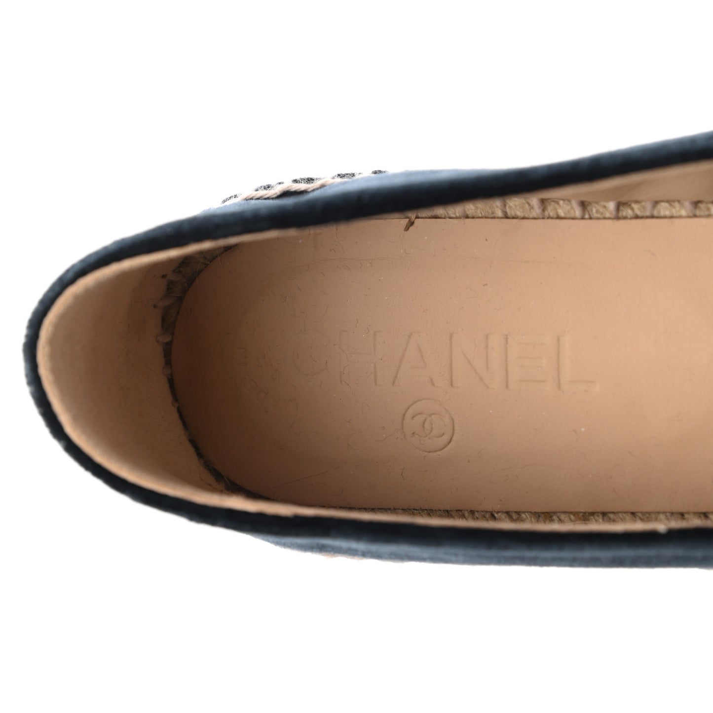 Velvet CC Espadrilles 39 Dark Navy Black