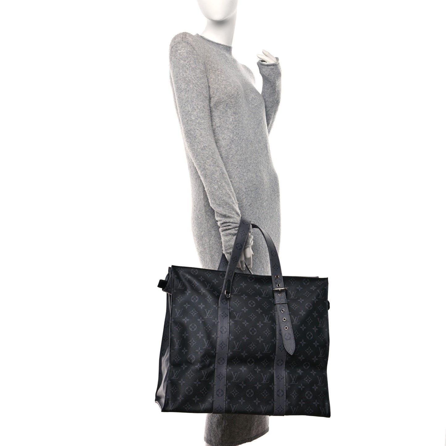 Monogram Eclipse Cabas Zippe GM Black