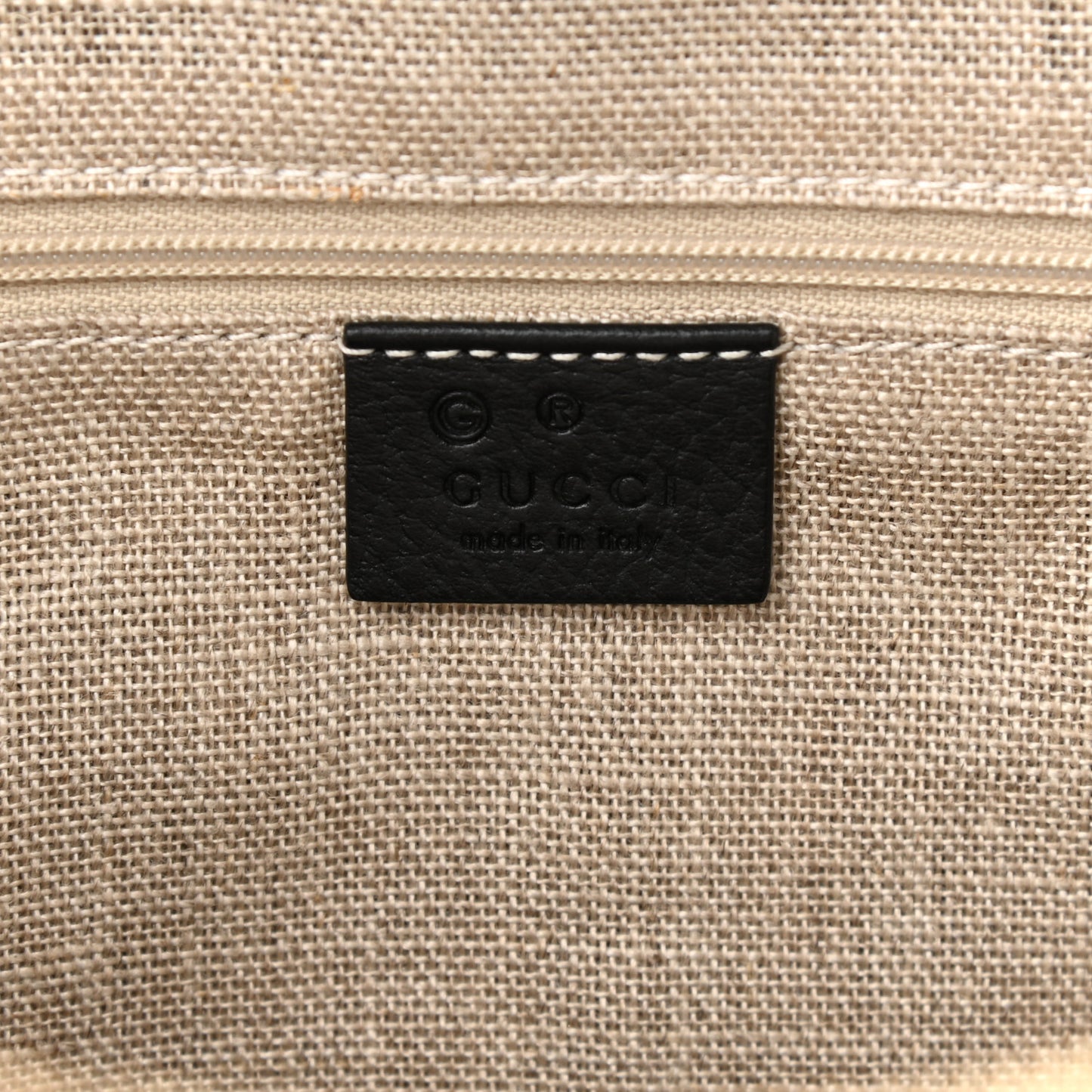 Dollar Calfskin GG Charm Dome Satchel Black